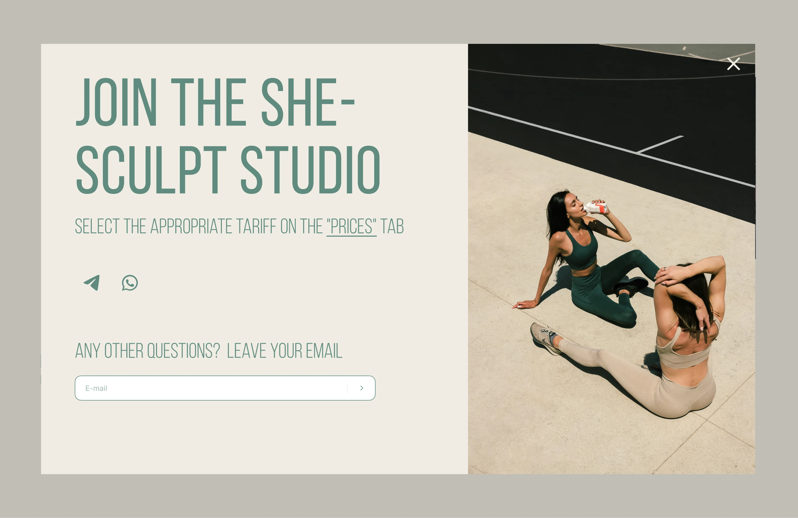 She-Sculpt Studio — landing page — Изображение №10 — Интерфейсы на Dprofile