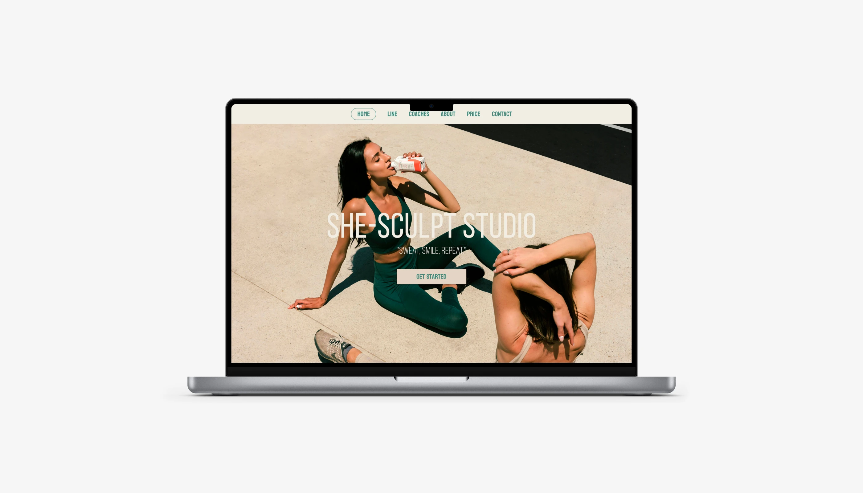 She-Sculpt Studio — landing page — Изображение №3 — Интерфейсы на Dprofile