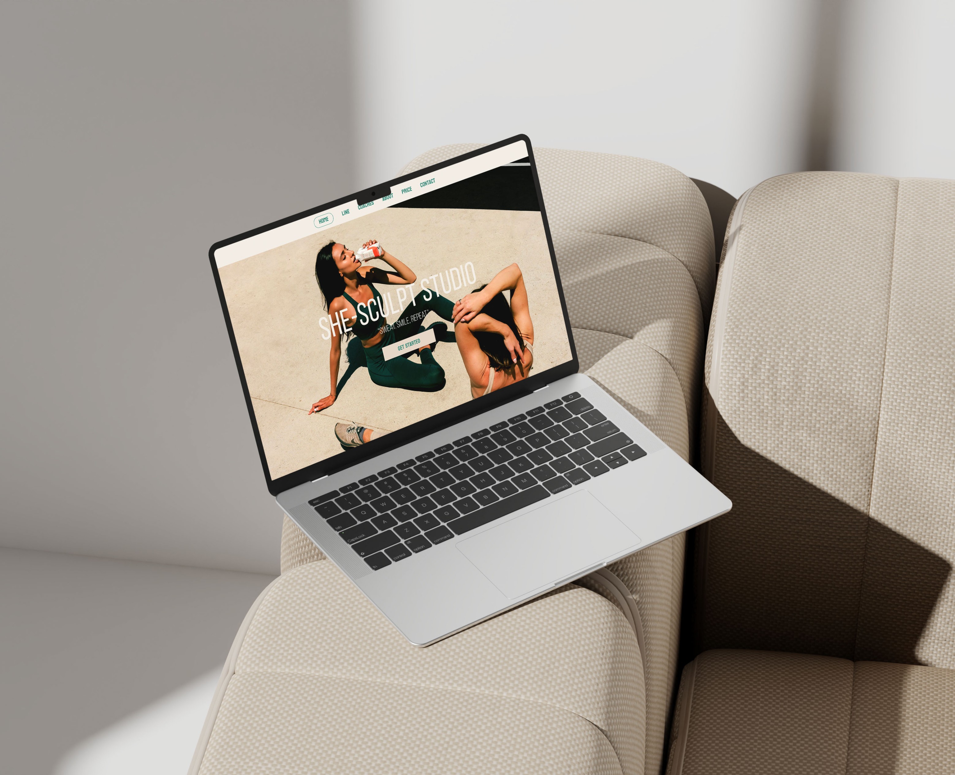 She-Sculpt Studio — landing page — Интерфейсы на Dprofile