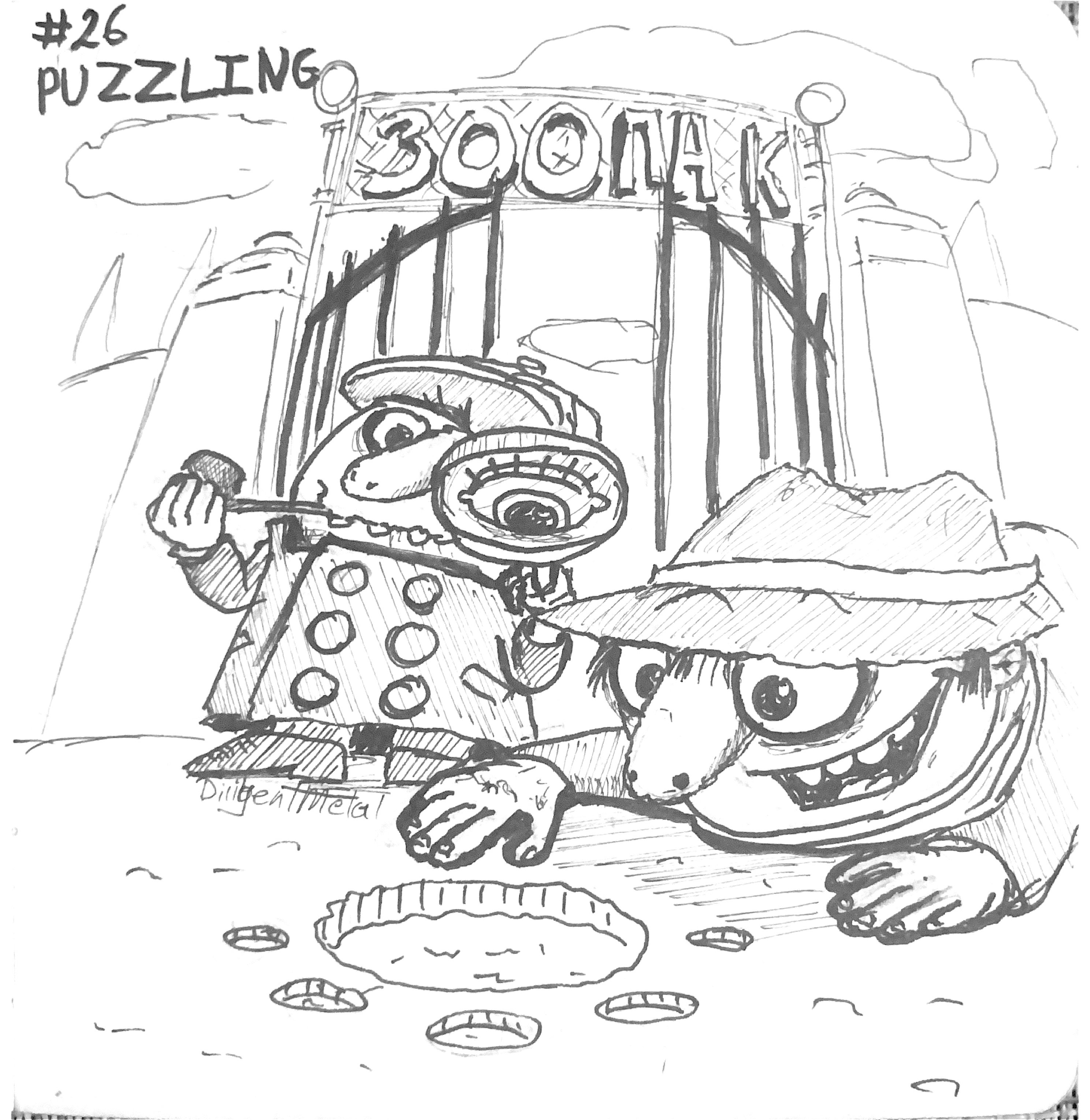 Inktober 2025 — Изображение №28 — Иллюстрация на Dprofile