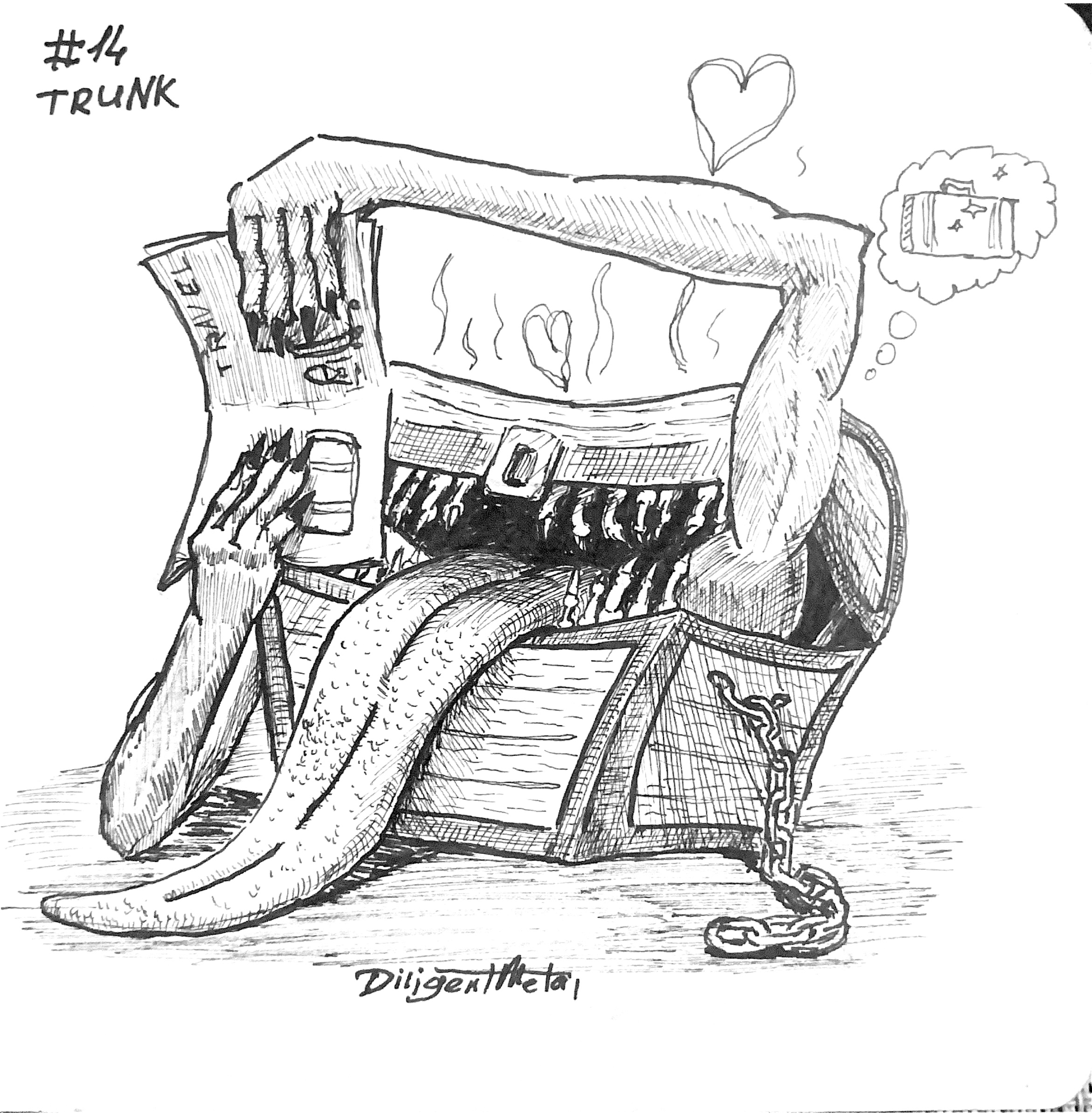 Inktober 2025 — Изображение №16 — Иллюстрация на Dprofile