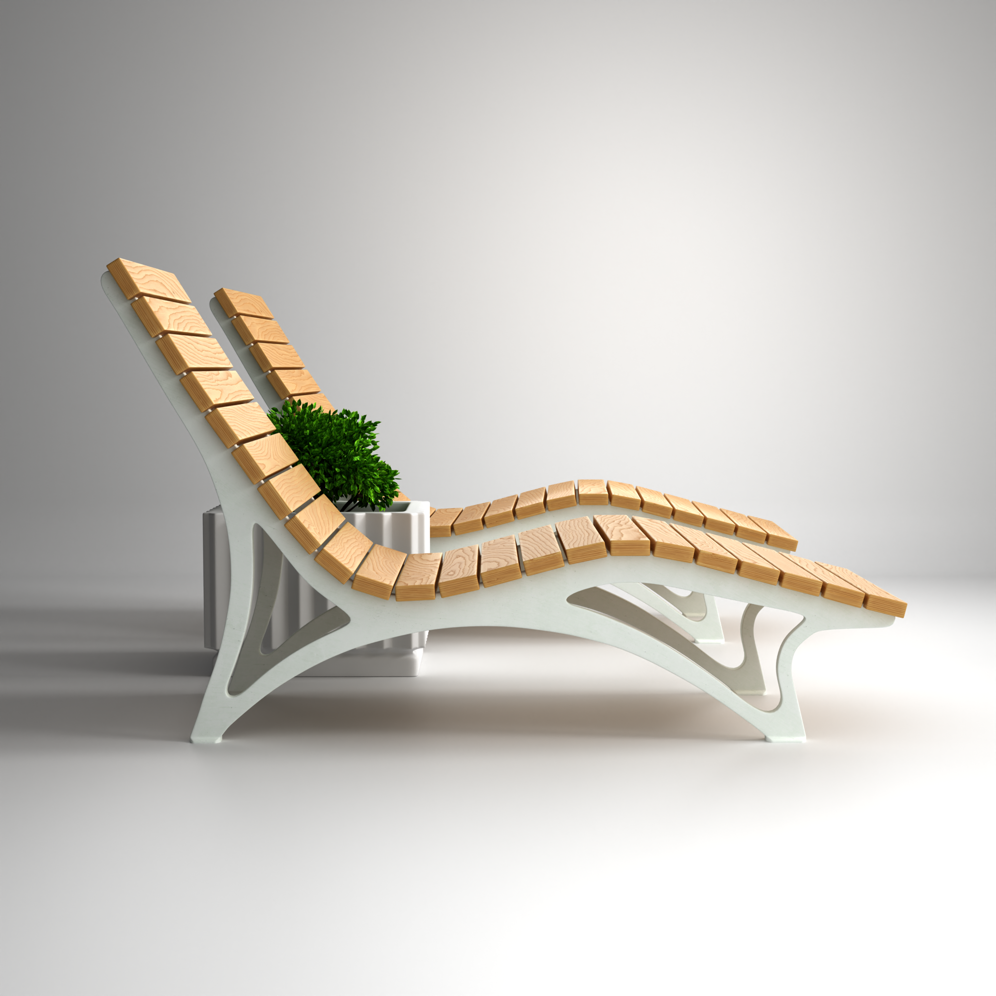 Luma Bench — Изображение №1 — Иллюстрация, Архитектура на Dprofile