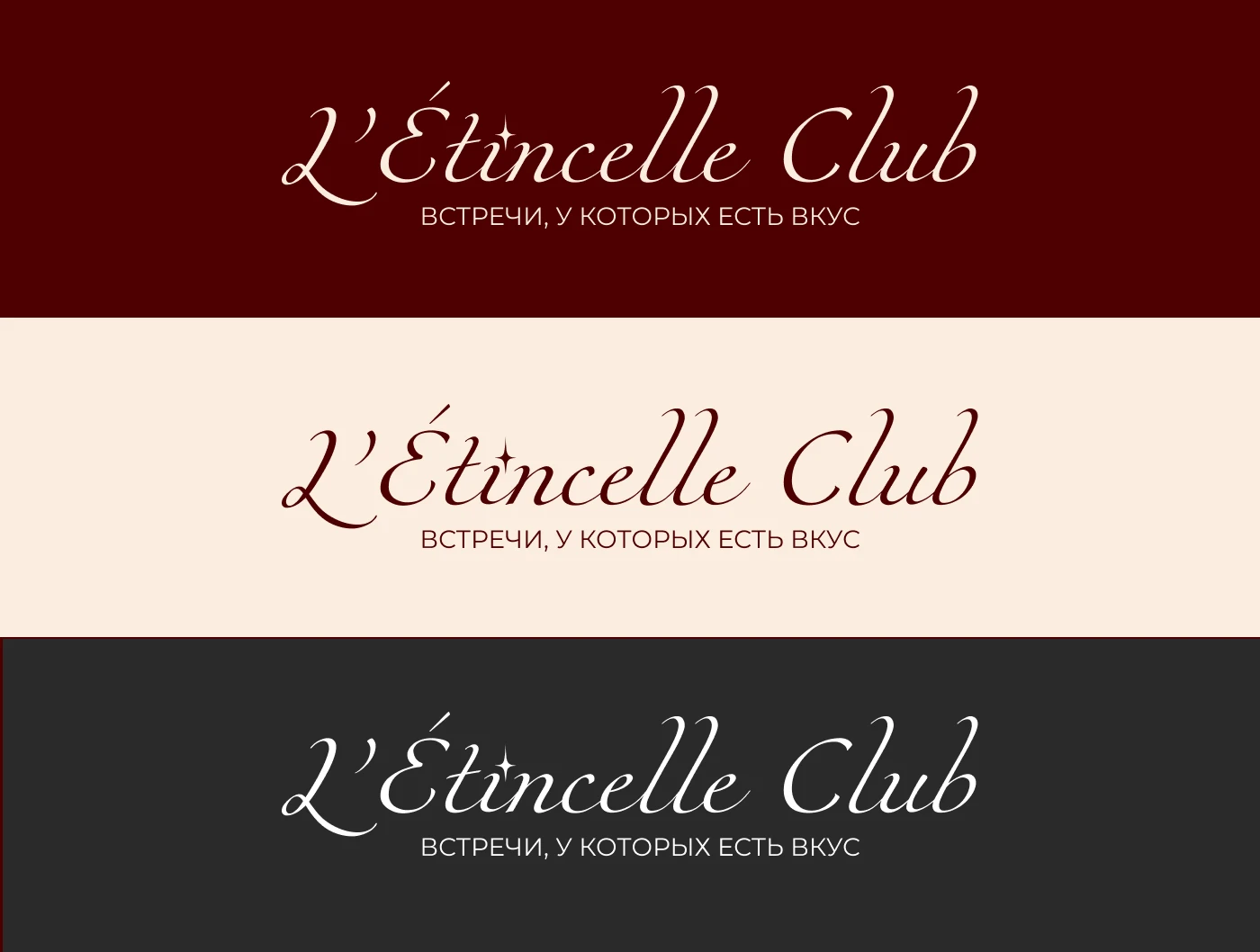 Логотип для премиального клуба встреч и знакомств — Изображение №2 — Брендинг, Графика на Dprofile