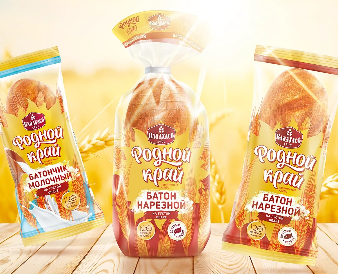Упаковка хлебов «Родной край» — Брендинг на Dprofile