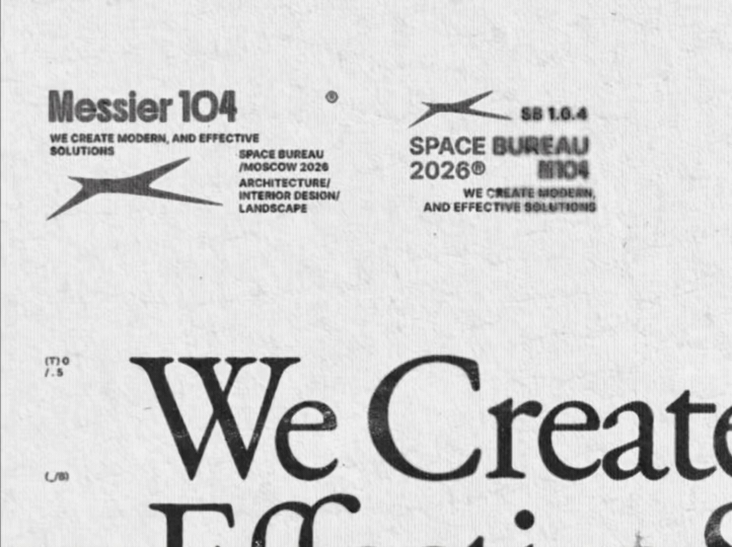 M104 ARCHITECTURAL BUREAU BRAND IDENTITY — Изображение №3 — Брендинг, Графика на Dprofile