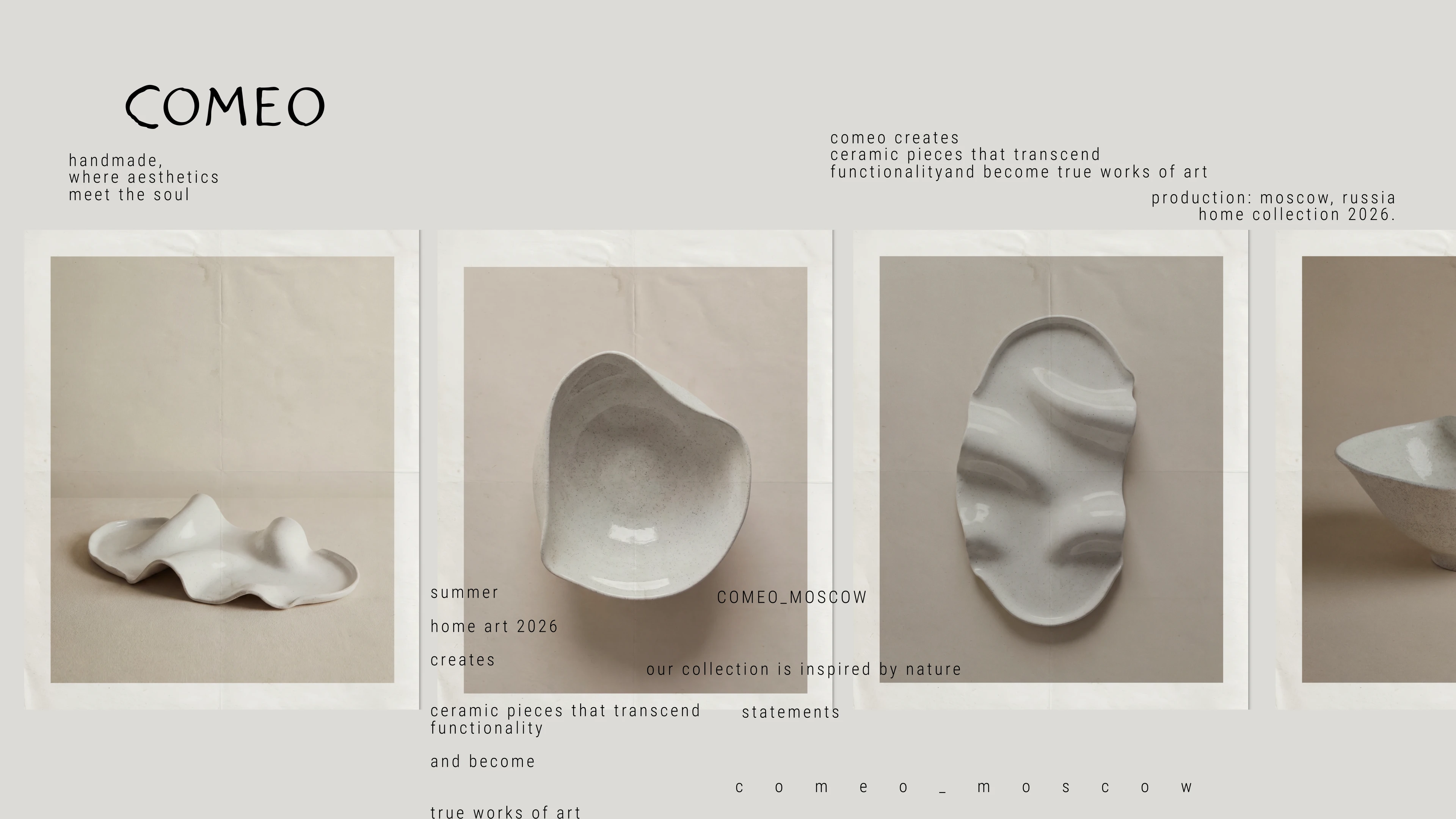 COMEO CERAMIC BRAND IDENTITY — Изображение №2 — Брендинг, Графика на Dprofile