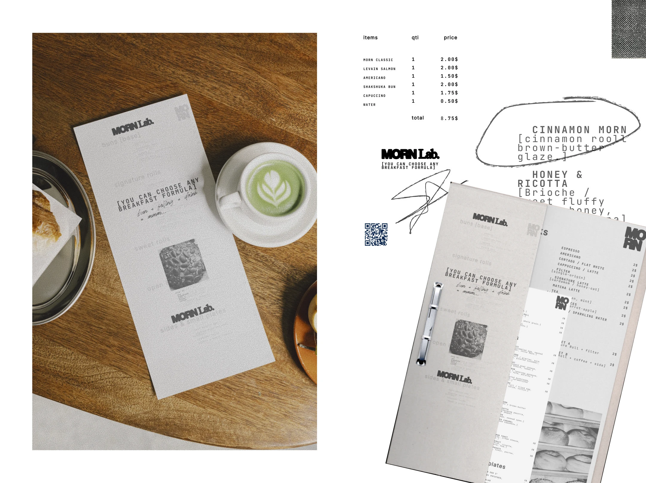 MORN LAB. CAFE BRAND IDENTITY — Изображение №5 — Брендинг, Графика на Dprofile