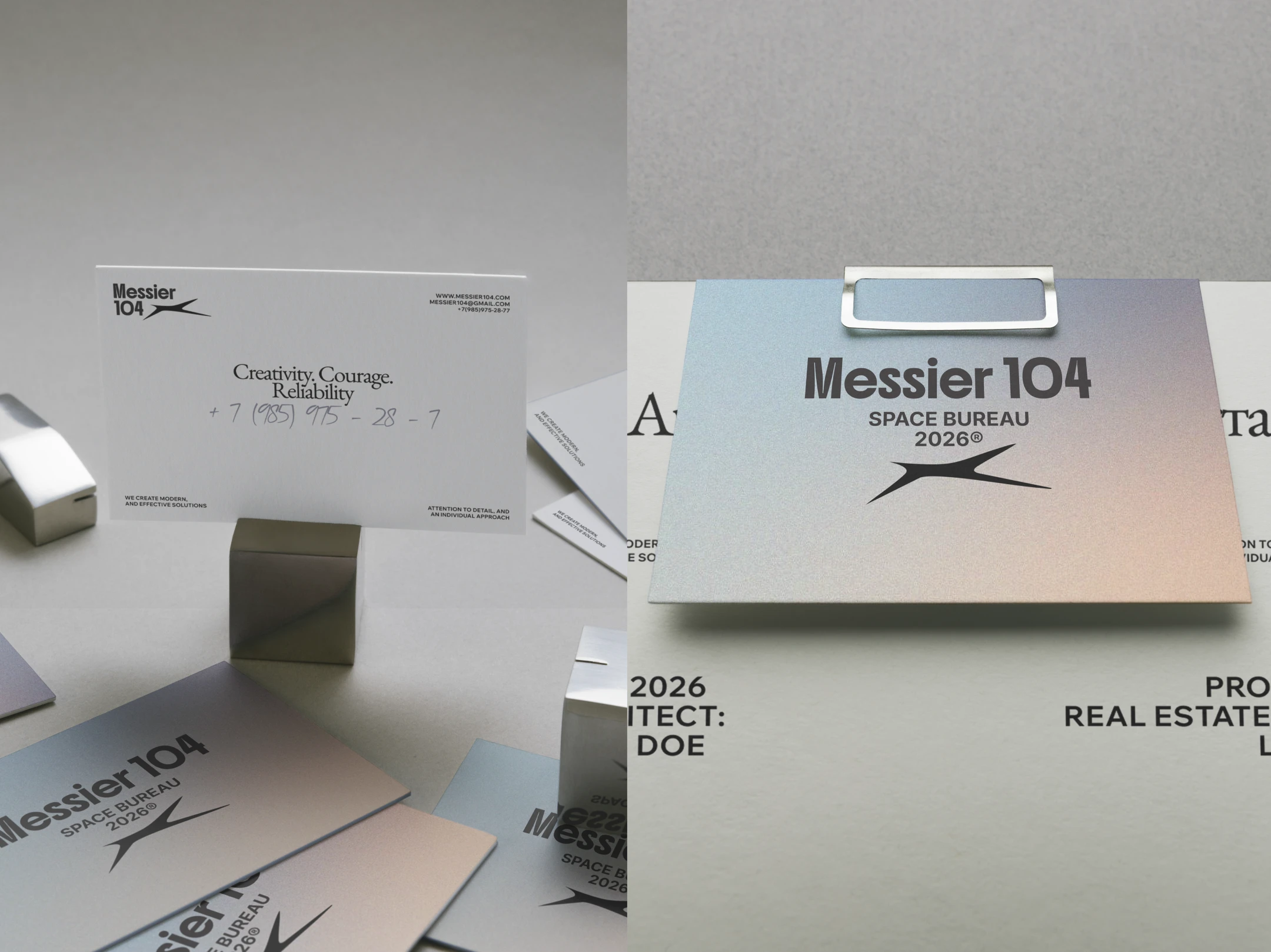 M104 ARCHITECTURAL BUREAU BRAND IDENTITY — Изображение №4 — Брендинг, Графика на Dprofile