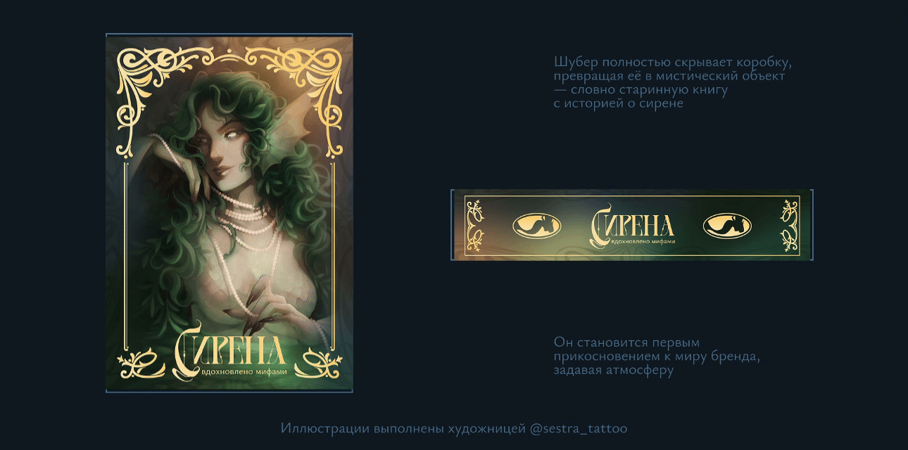 Сирена //  Айдентика бренда украшений — Изображение №6 — Брендинг на Dprofile