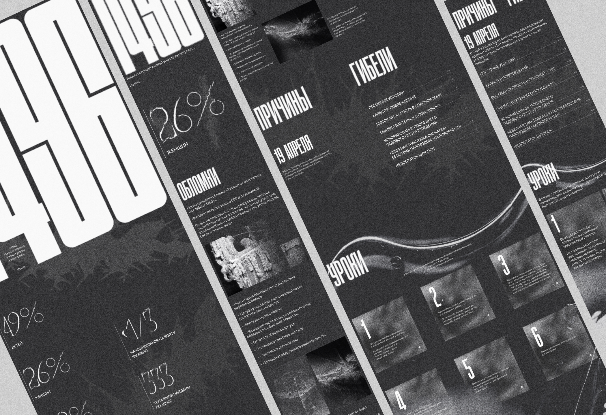 Титаник. Единственный рейс. — Изображение №6 — Интерфейсы на Dprofile