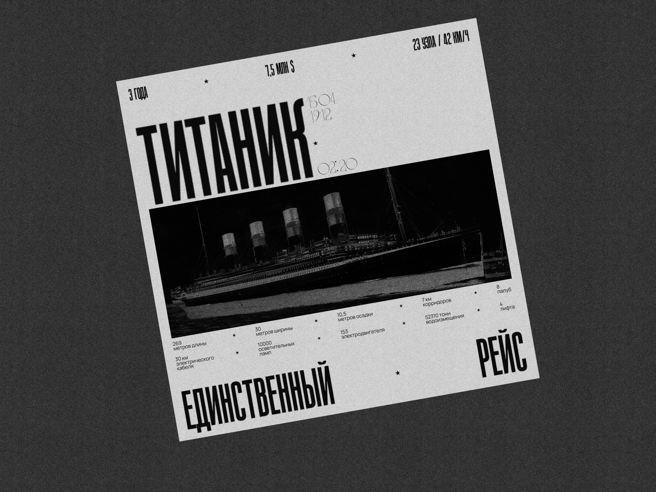 Титаник. Единственный рейс. — Изображение №10 — Интерфейсы на Dprofile