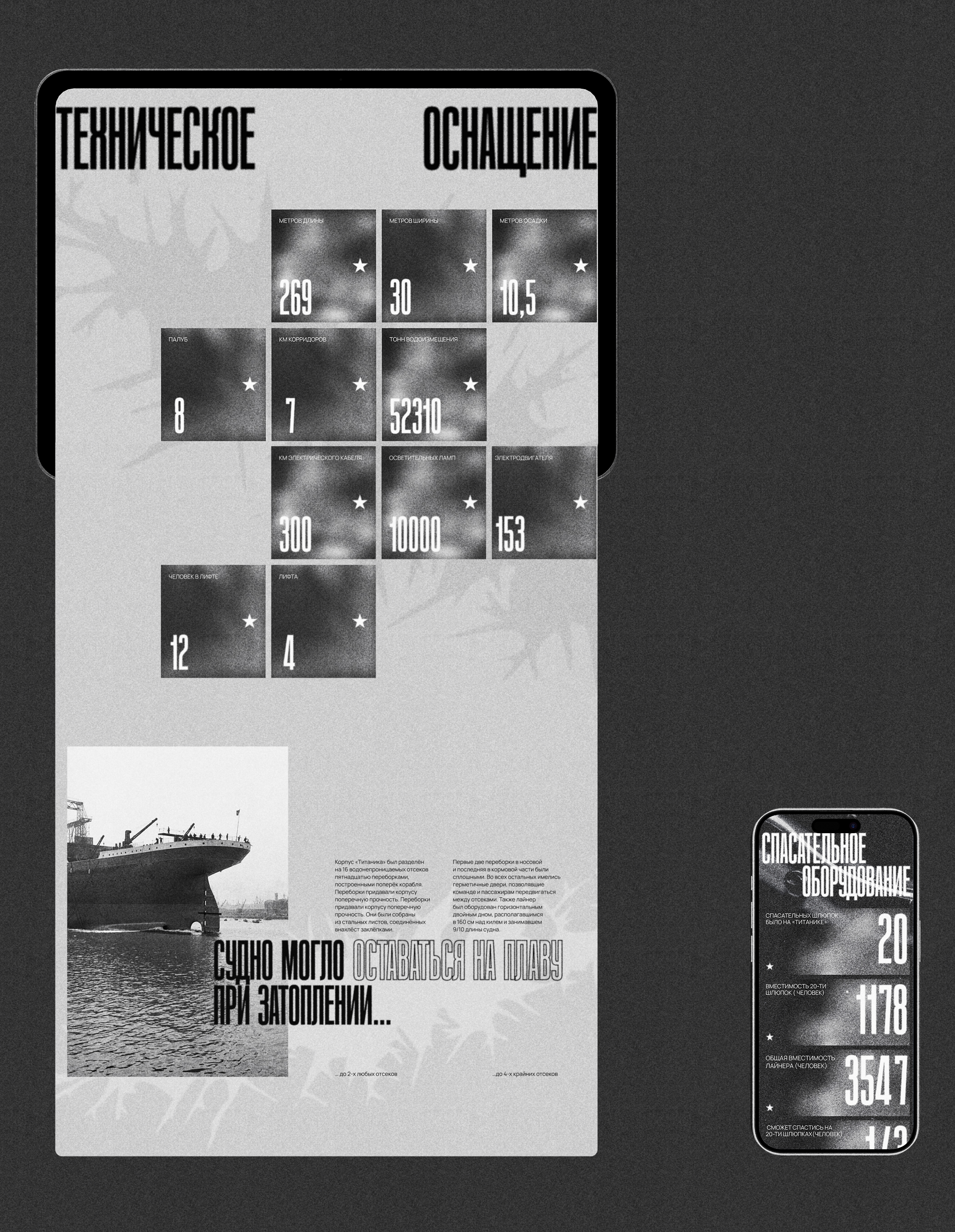 Титаник. Единственный рейс. — Изображение №5 — Интерфейсы на Dprofile