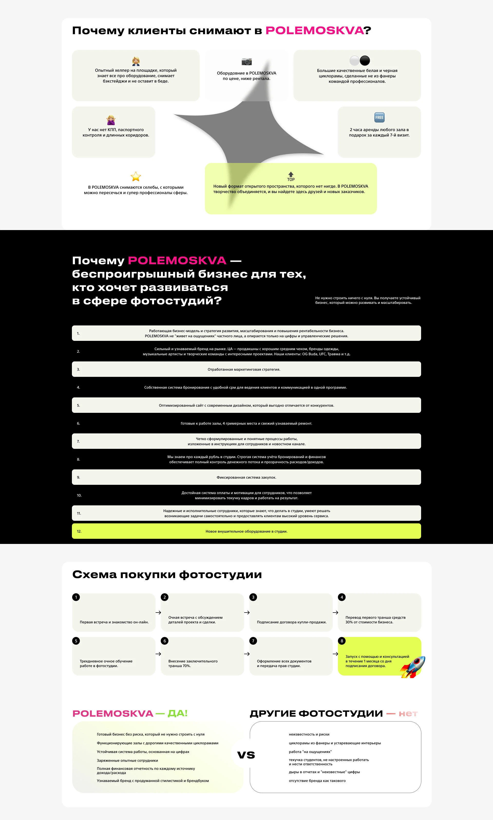 Polemsk - лендинг для фотостудии — Изображение №12 — Интерфейсы на Dprofile