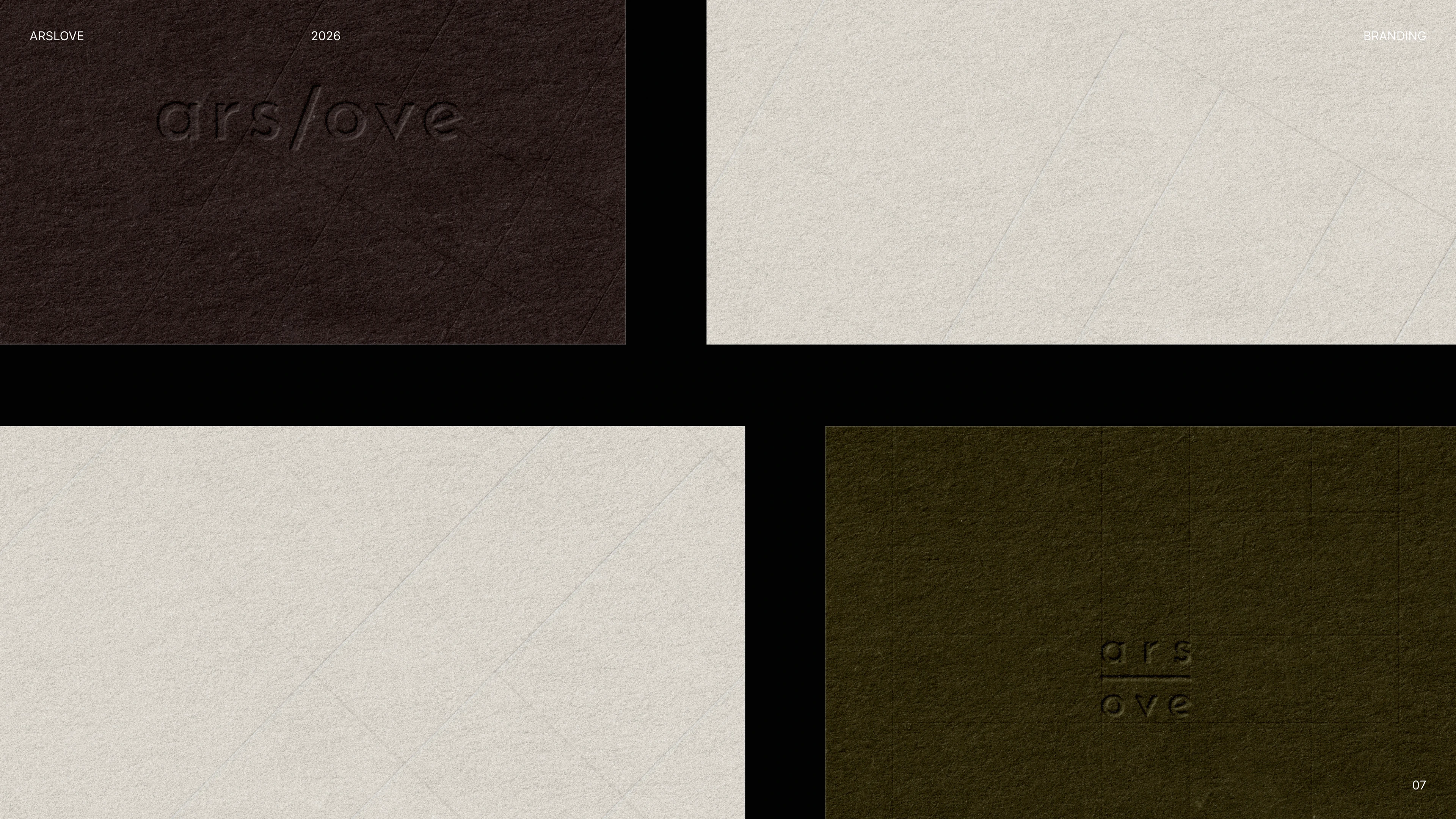 ARSLOVE | Brand identity | Фирменный стиль — Изображение №8 — Брендинг на Dprofile