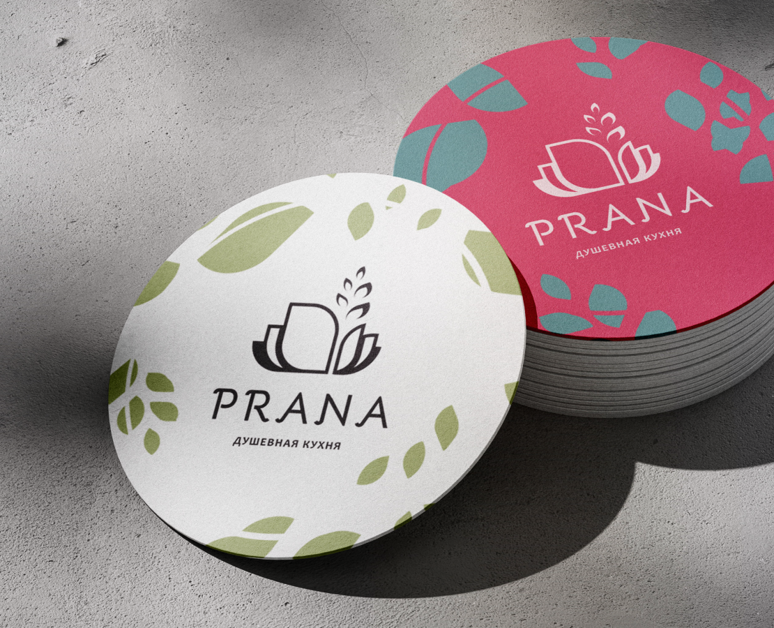 PRANA | Логотип и фирменный стиль кофейни — Брендинг, Маркетинг на Dprofile