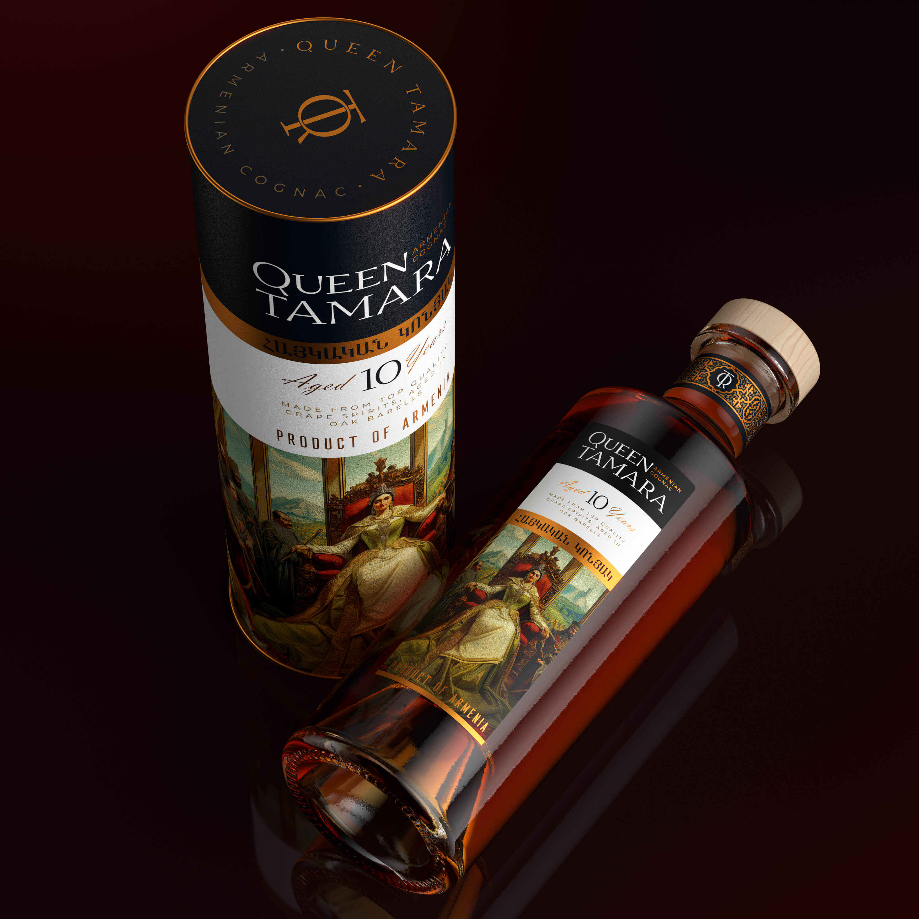Армянский коньяк «Queen Tamara» — Изображение №3 — Брендинг, Промдизайн на Dprofile