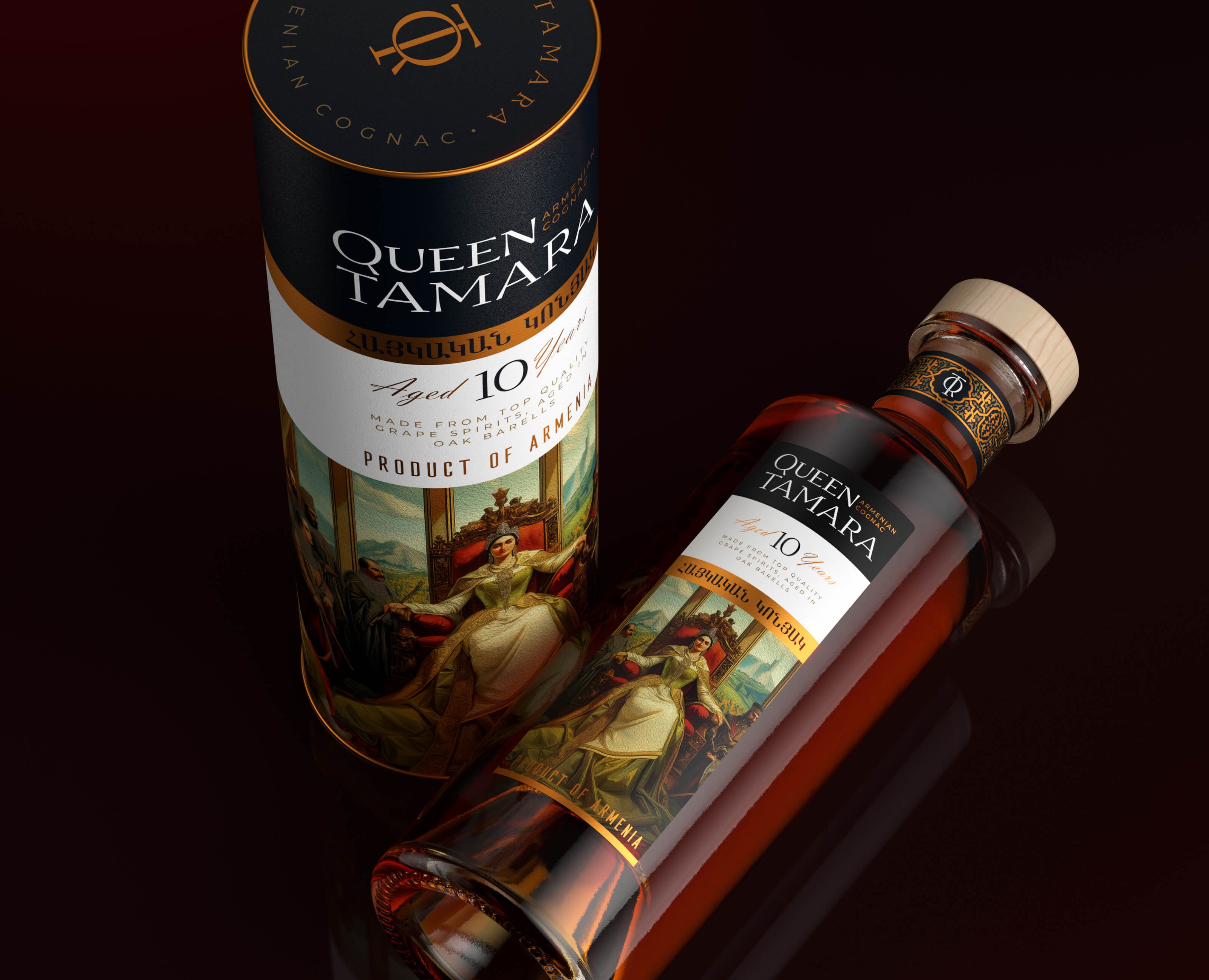 Армянский коньяк «Queen Tamara» — Брендинг, Промдизайн на Dprofile