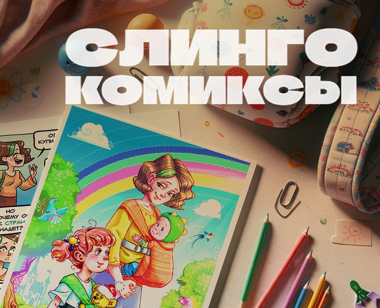 Рекламные комиксы про слинг — Иллюстрация, Маркетинг на Dprofile