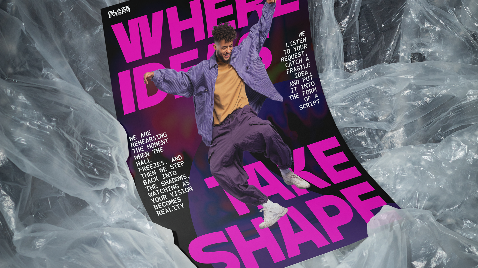 Blaze Events | Ивент агентство | UI/UX дизайн — Изображение №11 — Интерфейсы, Анимация на Dprofile