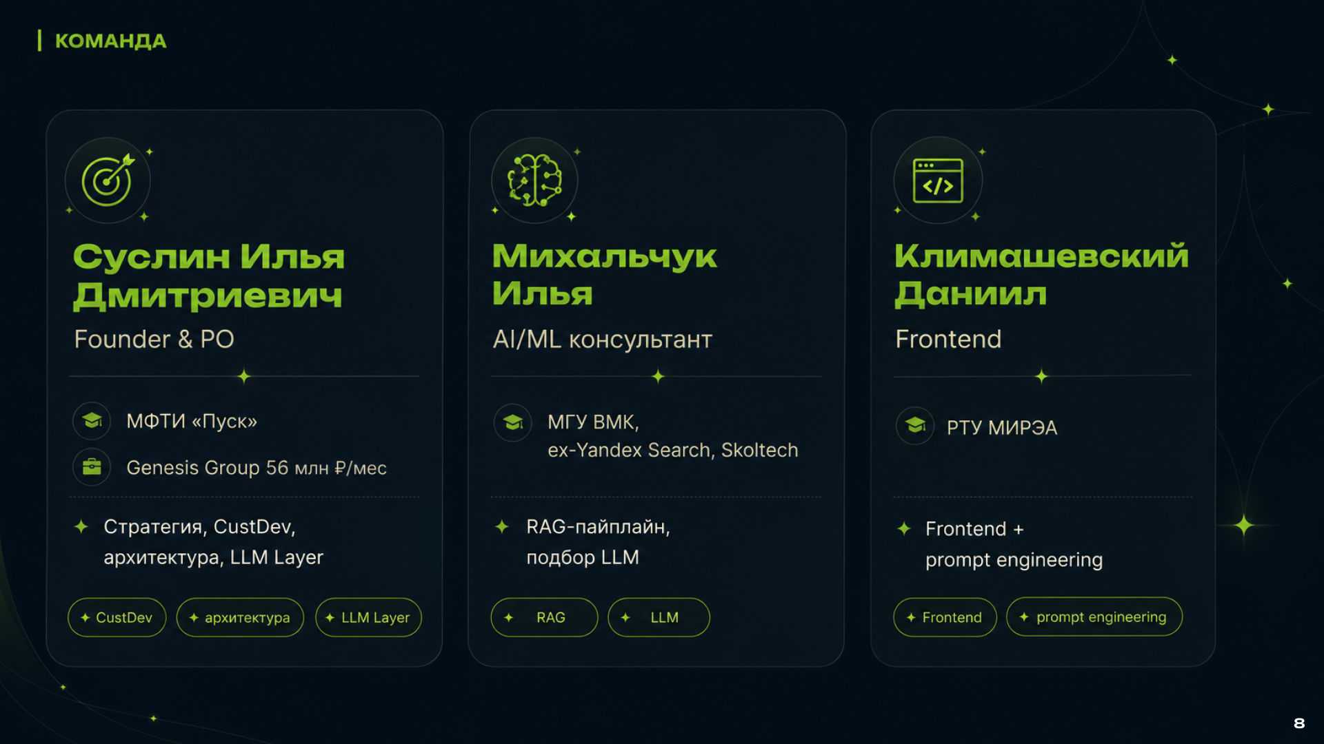 Презентация Blick AI — Изображение №8 — Маркетинг, Нейро на Dprofile