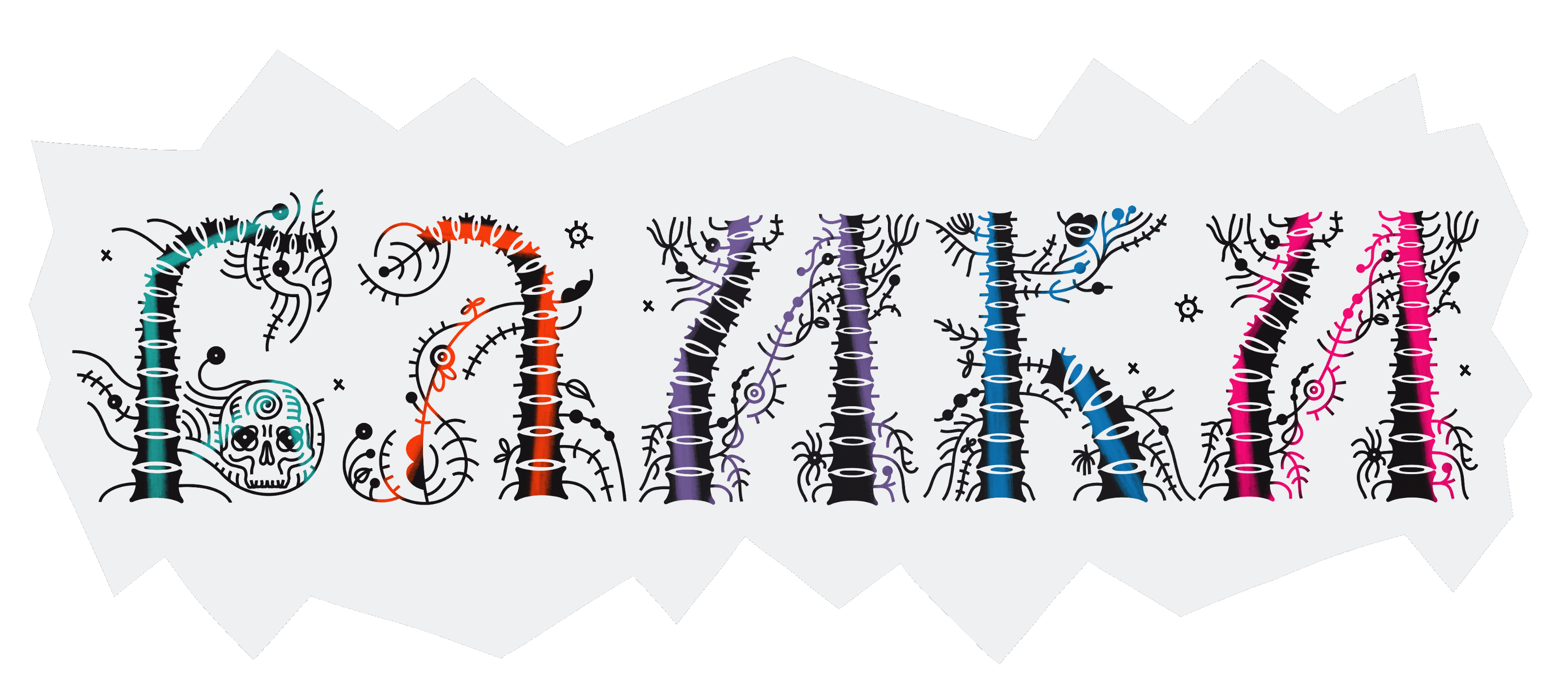 Ужасно прекрасный алфавит. БКВЧ 2025 — Изображение №14 — Брендинг, Графика на Dprofile