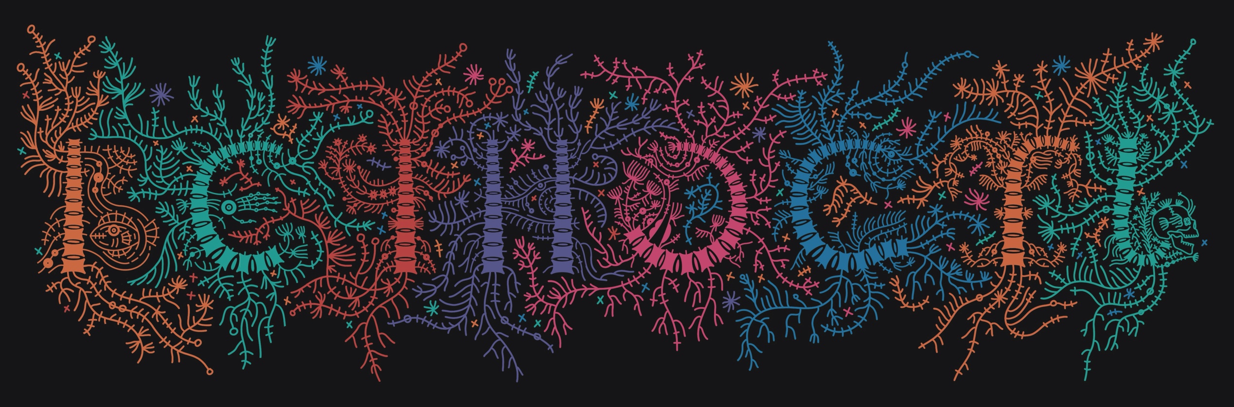 Ужасно прекрасный алфавит. БКВЧ 2025 — Изображение №28 — Брендинг, Графика на Dprofile