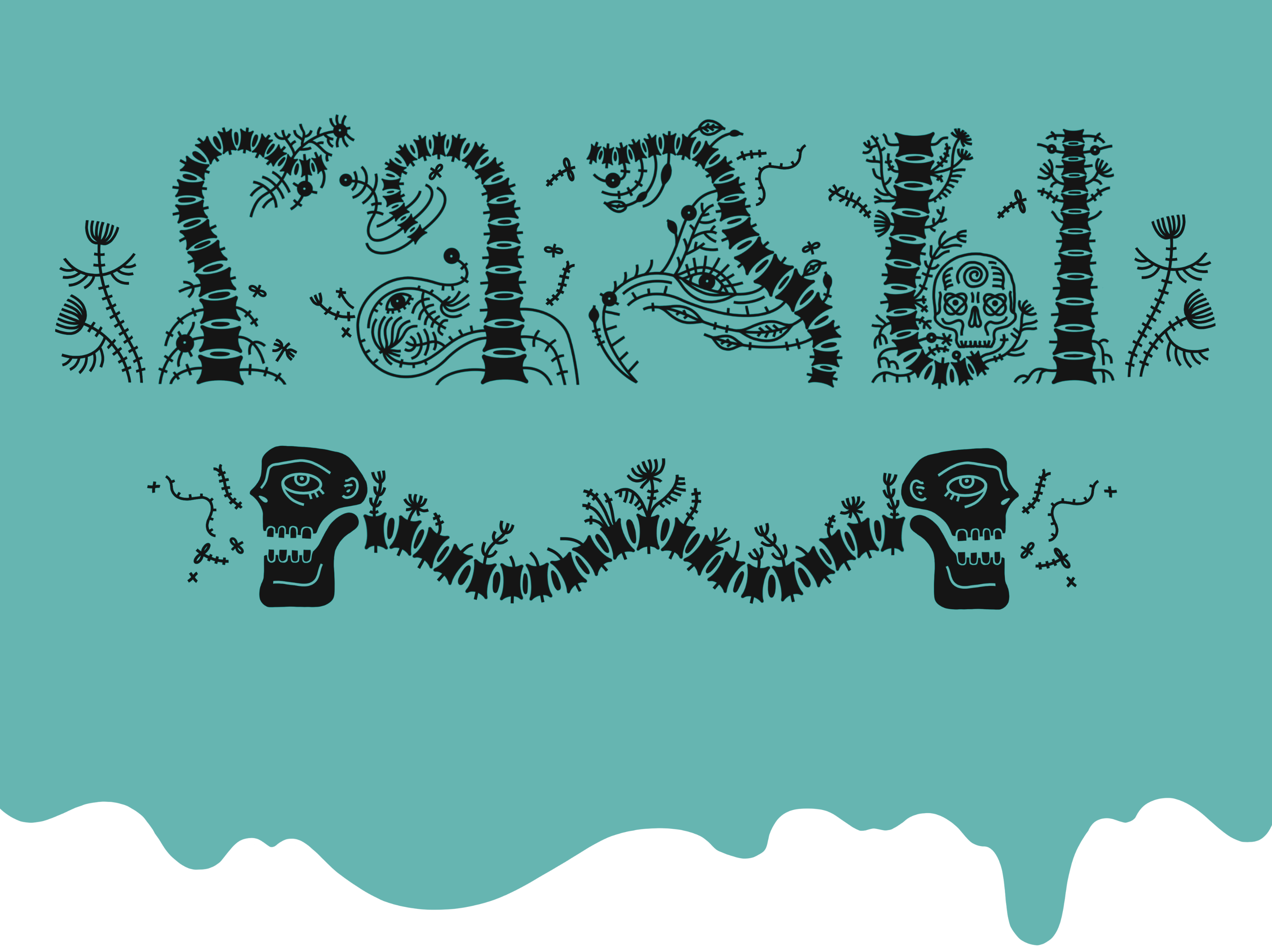 Ужасно прекрасный алфавит. БКВЧ 2025 — Изображение №19 — Брендинг, Графика на Dprofile