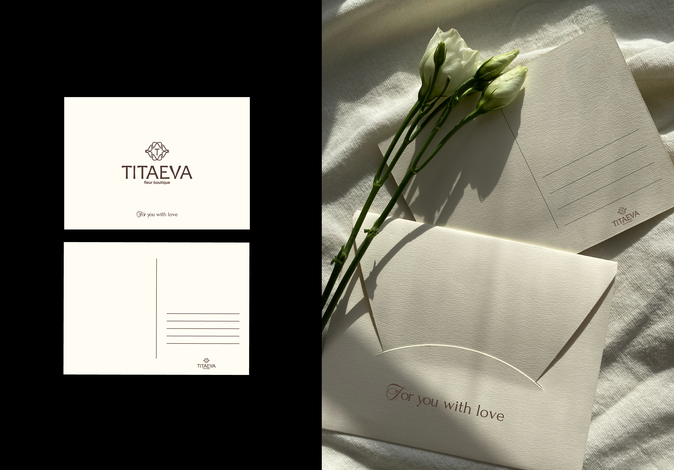 Titaeva fleur boutique Фирменный стиль — Изображение №10 — Брендинг, Графика на Dprofile