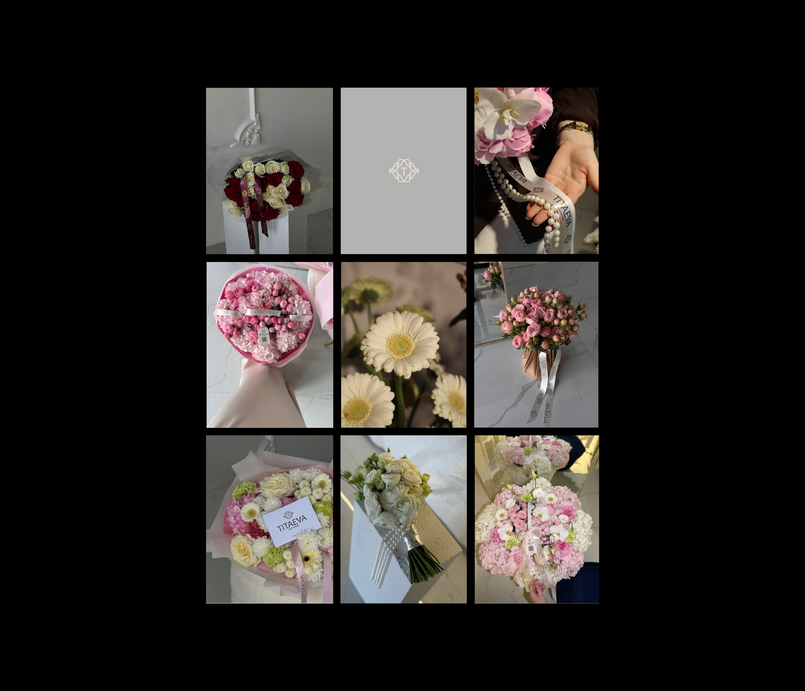 Titaeva fleur boutique Фирменный стиль — Изображение №14 — Брендинг, Графика на Dprofile