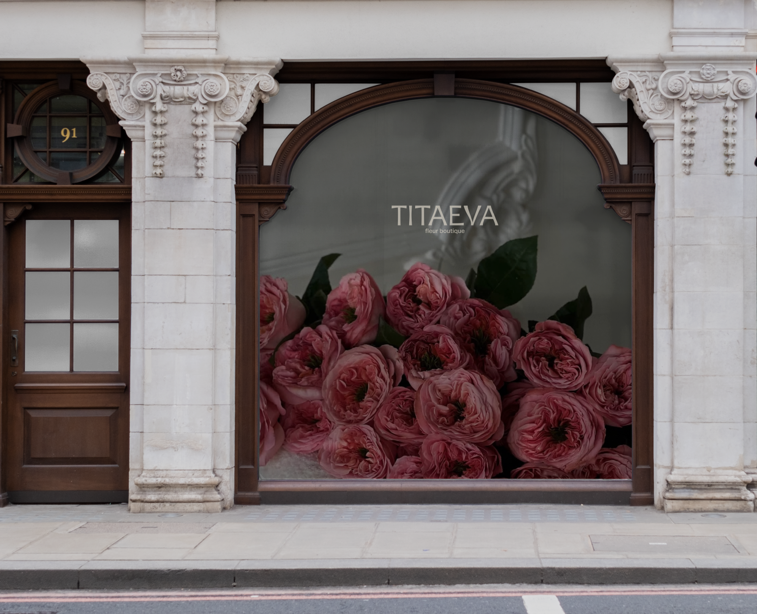 Titaeva fleur boutique Фирменный стиль — Брендинг, Графика на Dprofile