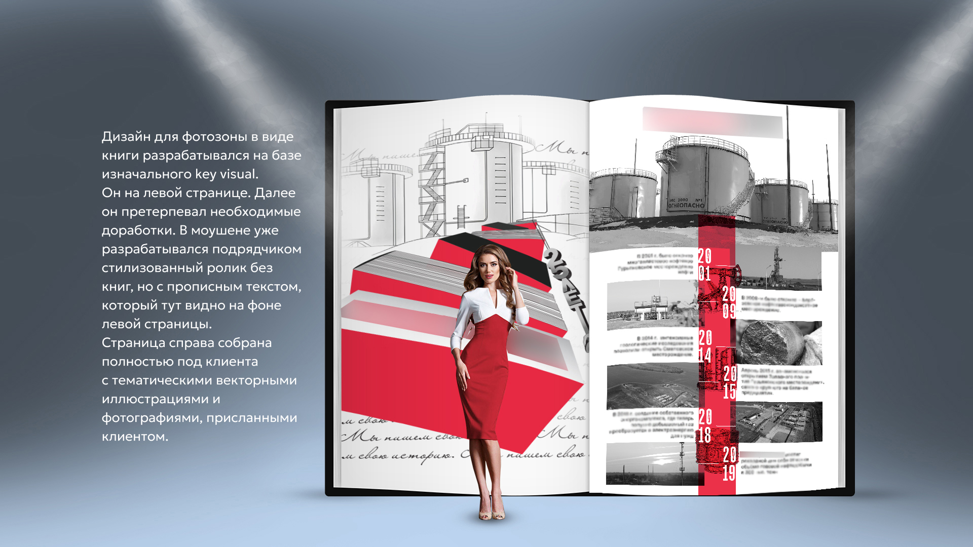 Мы пишем свою историю. Юбилей — Изображение №1 — Брендинг, Графика на Dprofile