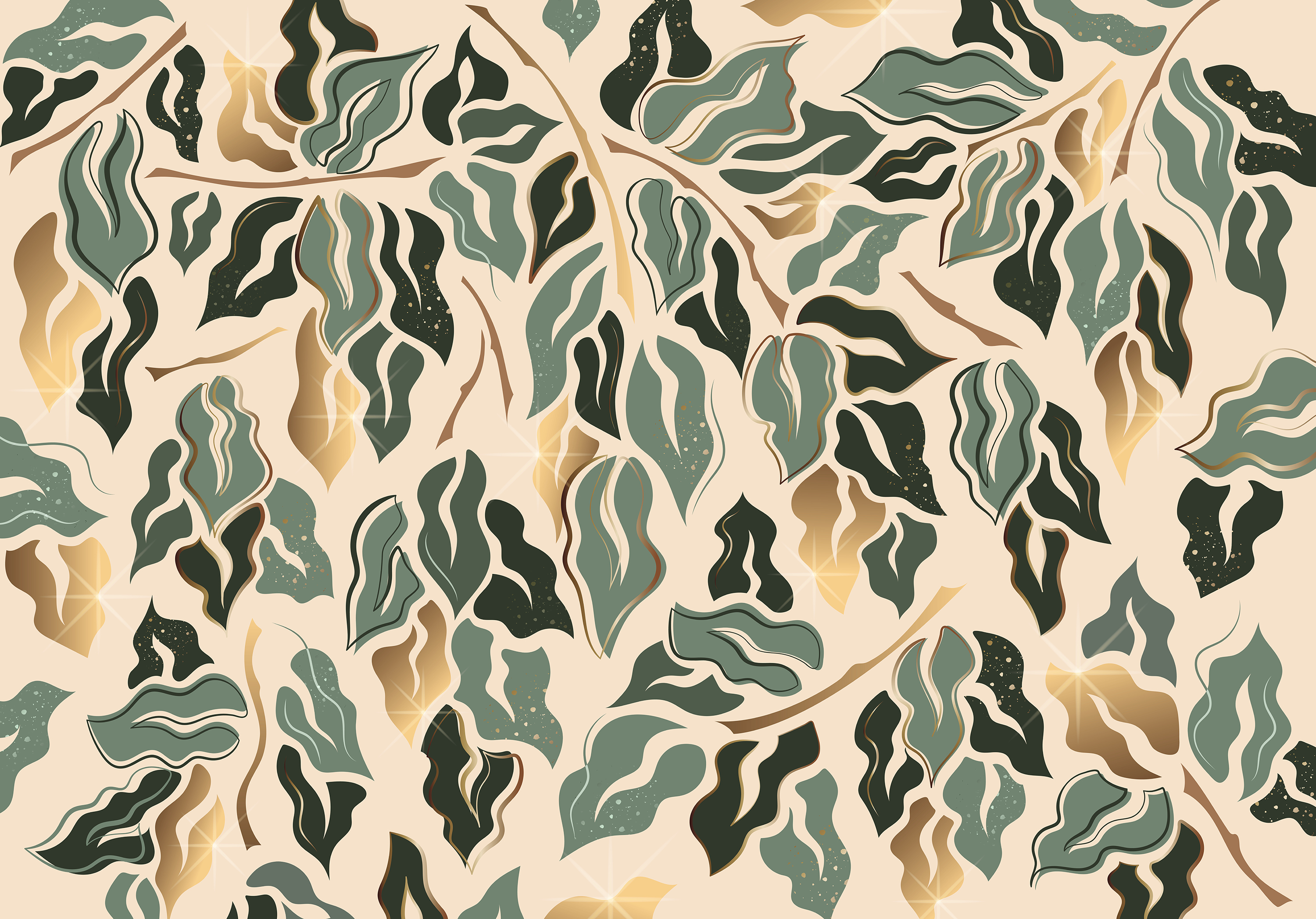 Дизайны с листьями и цветами — Изображение №16 — Иллюстрация, Маркетинг на Dprofile