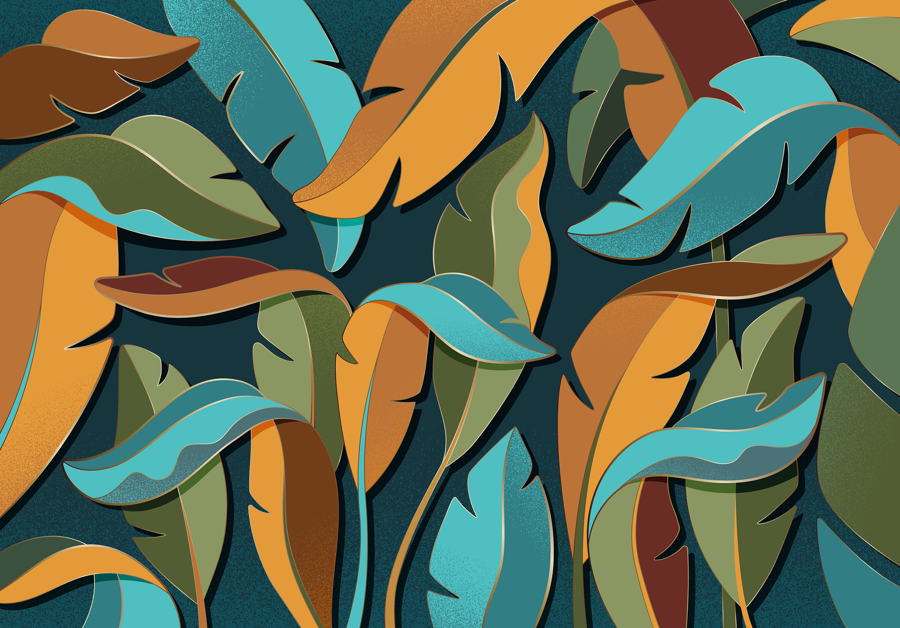 Дизайны с листьями и цветами — Изображение №10 — Иллюстрация, Маркетинг на Dprofile