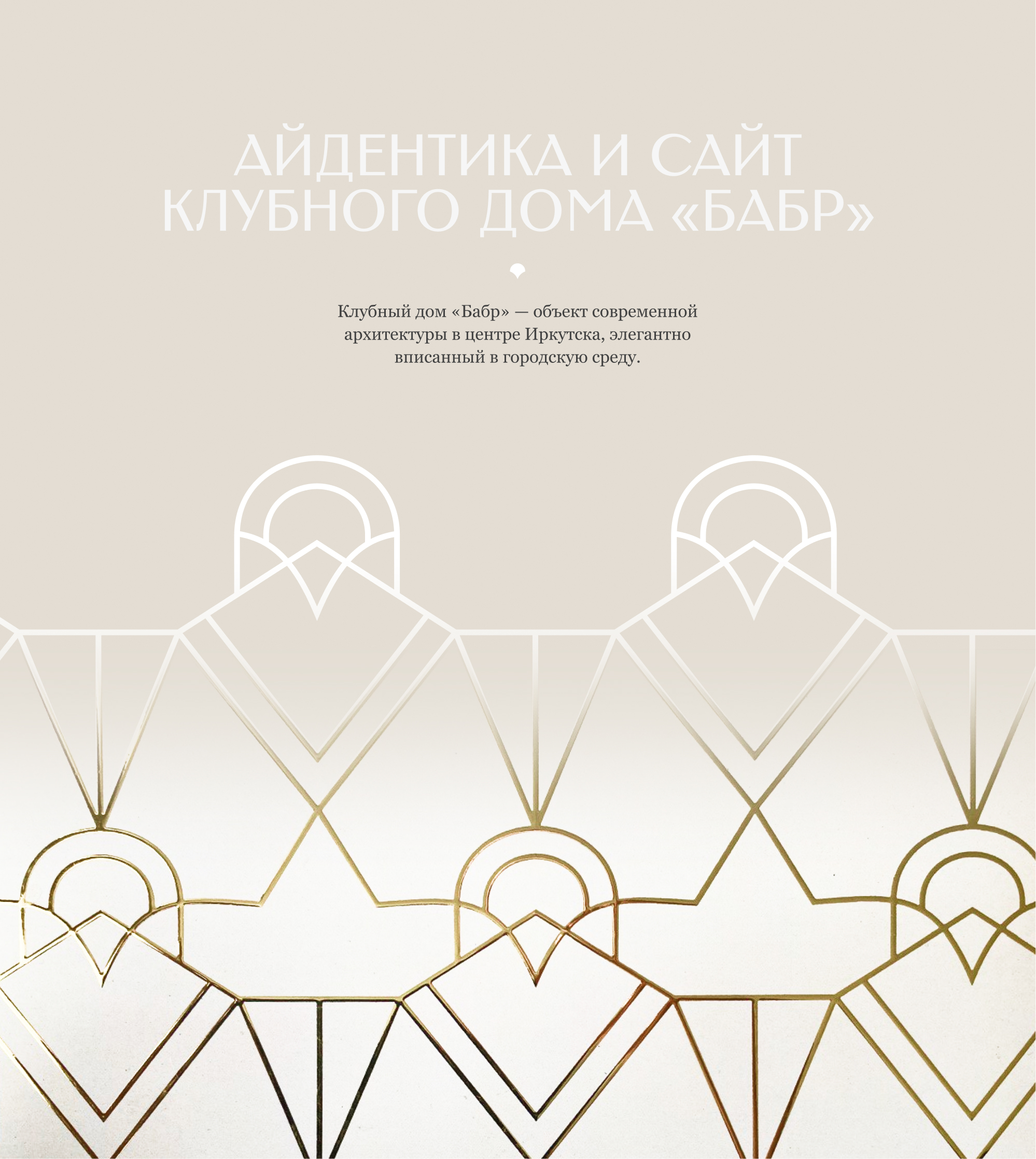 Клубный дом «Бабр» — Изображение №1 — Интерфейсы, Брендинг на Dprofile