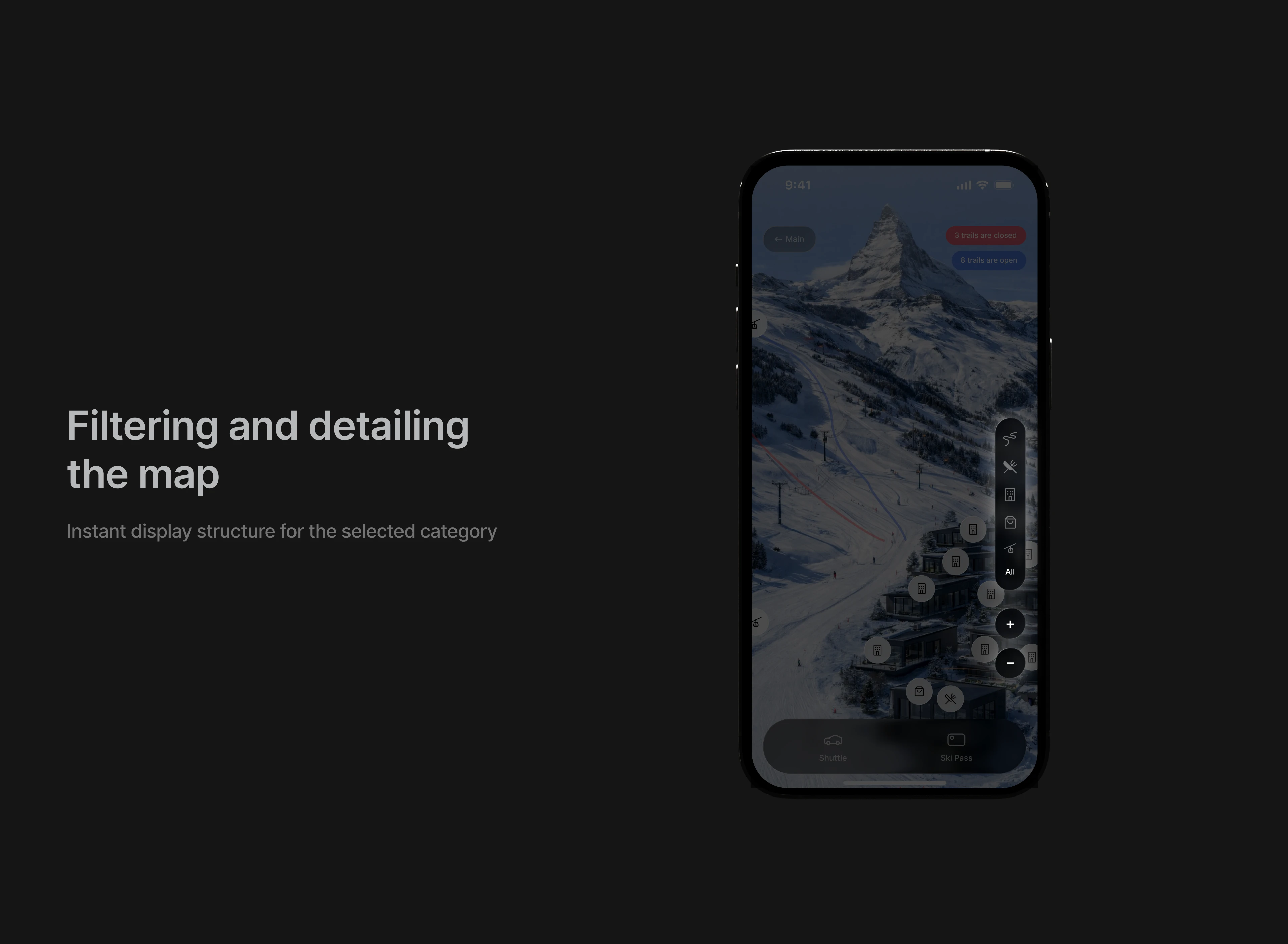 Tesla Ski Resort — Mobile App Concept — Изображение №10 — Интерфейсы на Dprofile