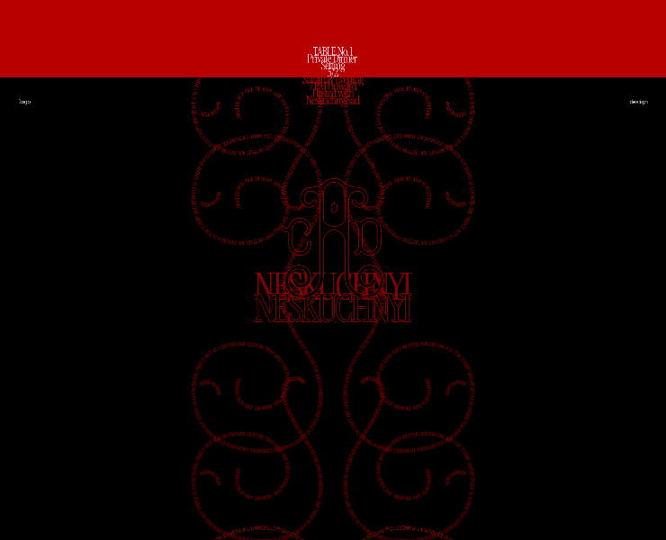 Neskuchny Sad — The Art of Dressing the Table — Брендинг на Dprofile