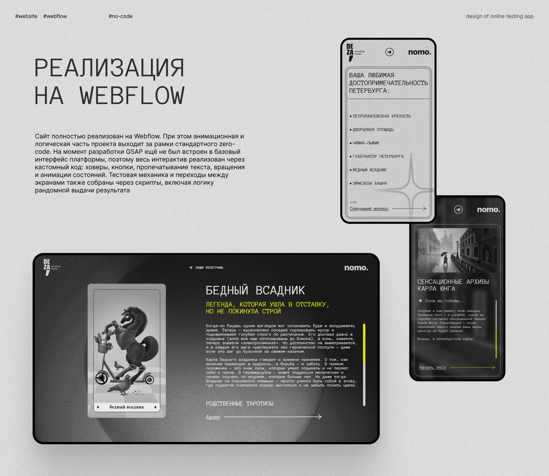 Спецпроект Таротипы — Изображение №8 — Интерфейсы, Анимация на Dprofile