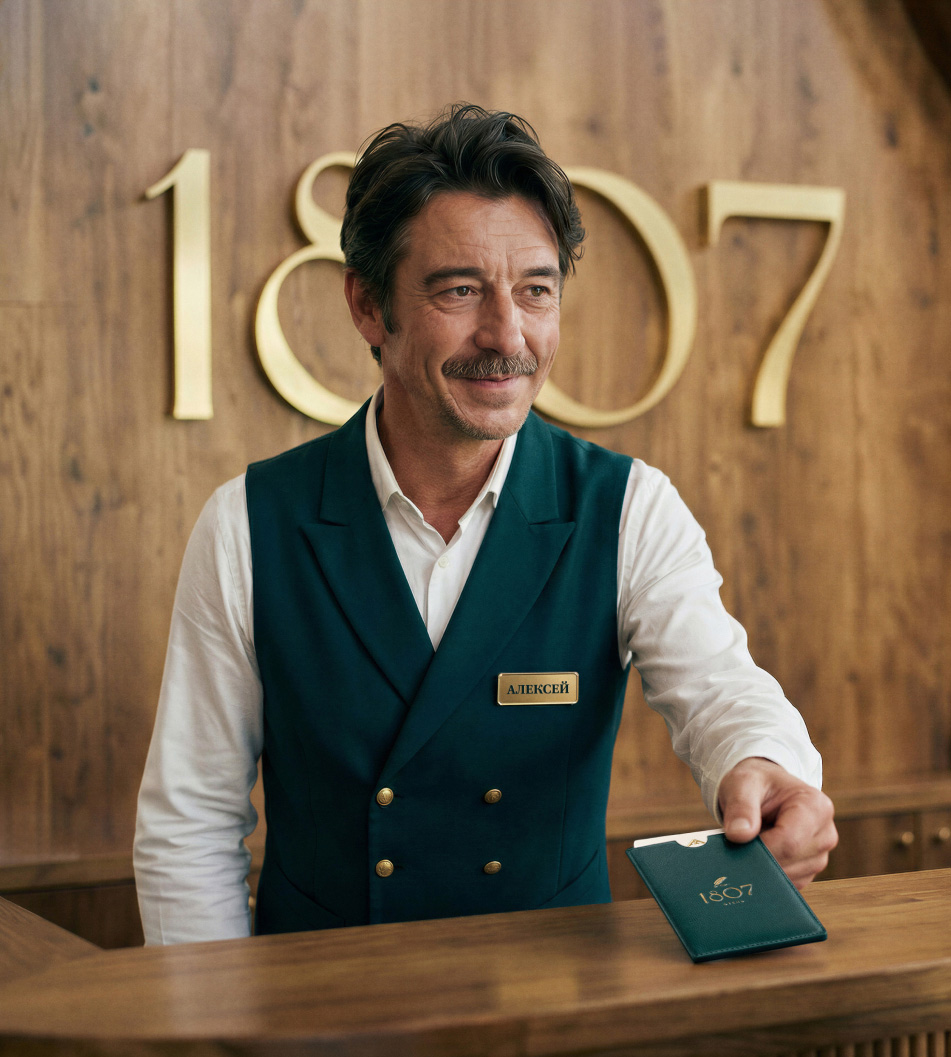 Отель 1807. Айдентика — Изображение №6 — Брендинг, Графика на Dprofile