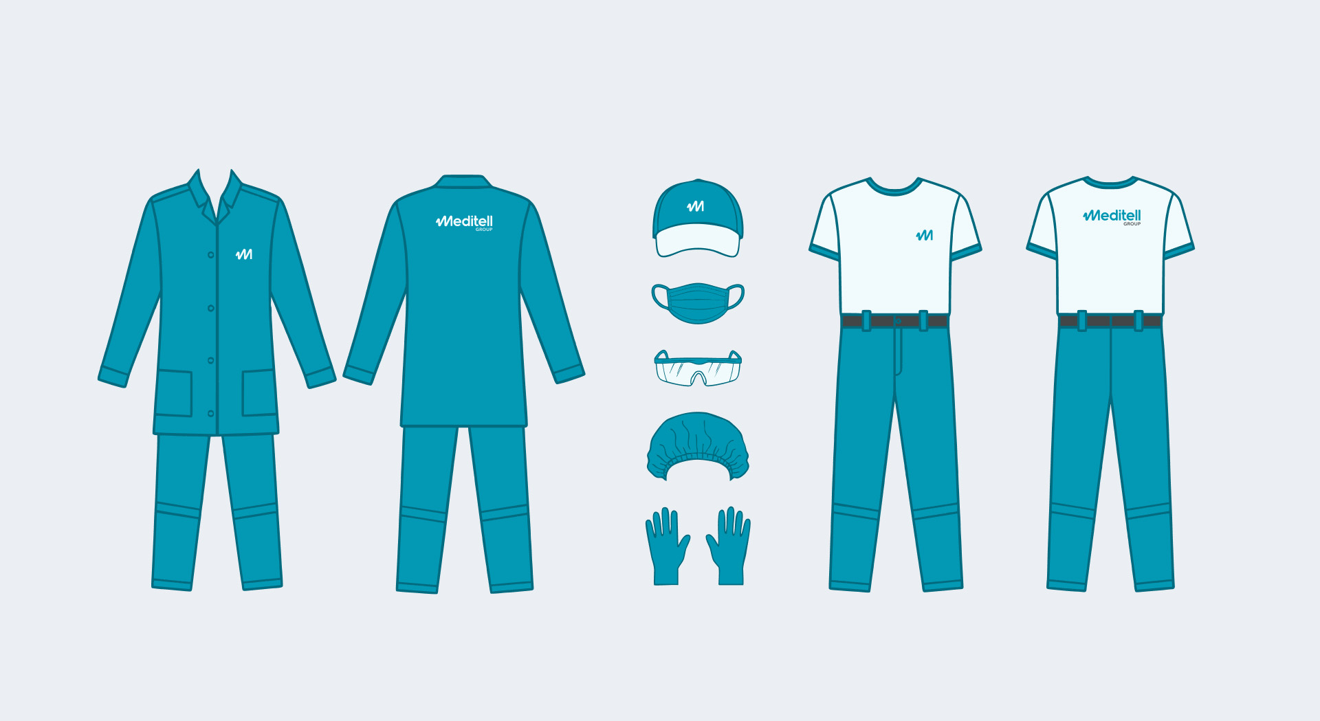 Meditell Group. Айдентика — Изображение №16 — Брендинг на Dprofile