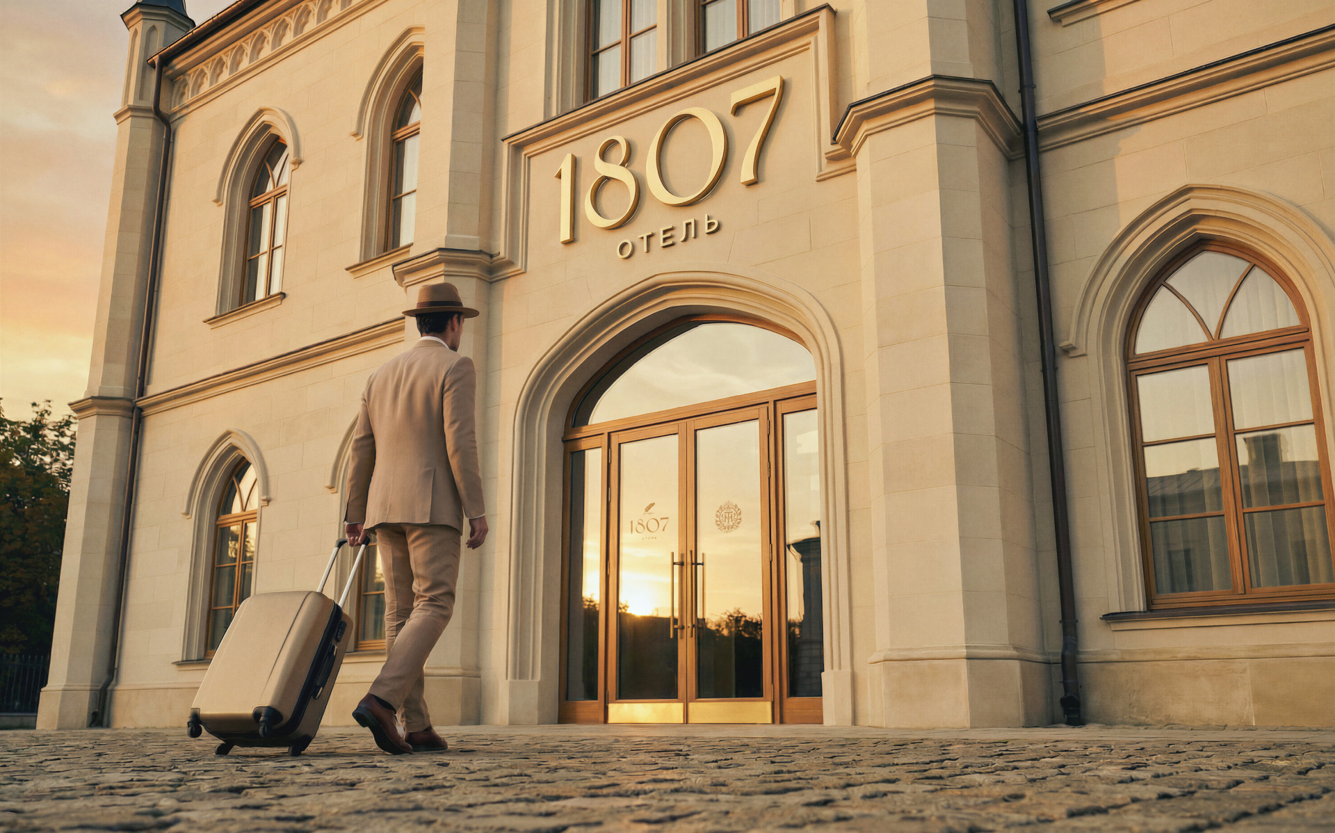 Отель 1807. Айдентика — Изображение №1 — Брендинг, Графика на Dprofile