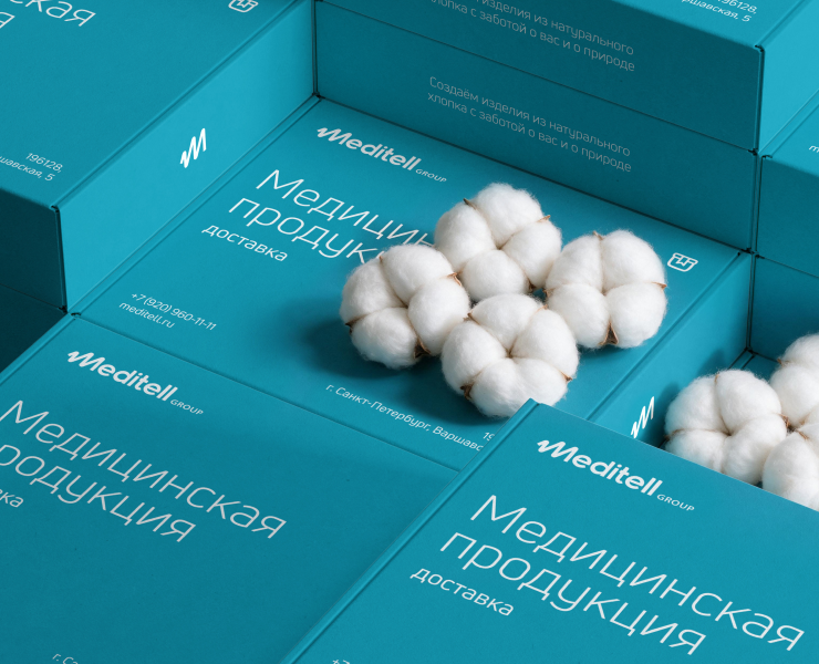 Meditell Group. Айдентика — Брендинг на Dprofile