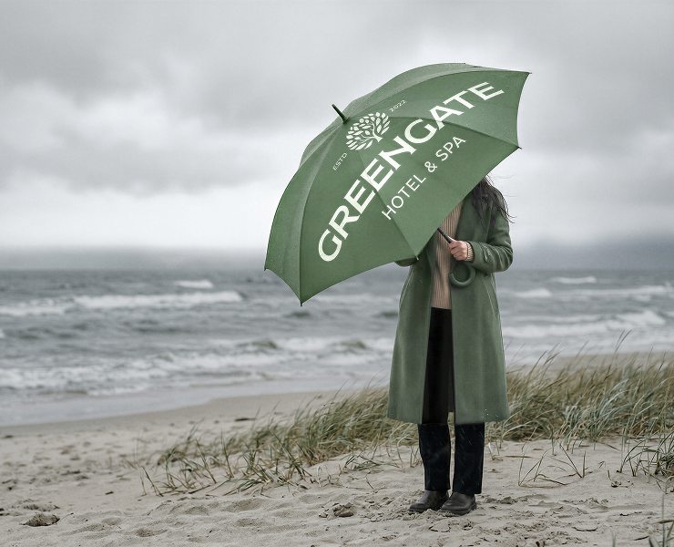 GreenGate Hotel & Spa. Айдентика — Брендинг, Графика на Dprofile