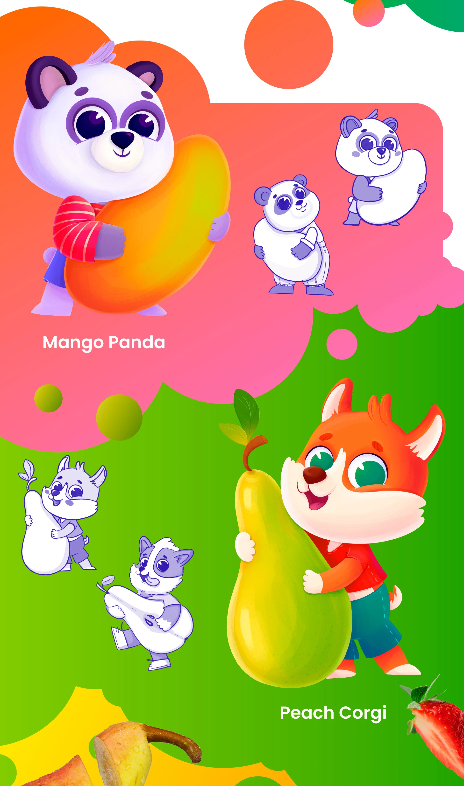 Children's Snack Packaging & Character Design — Изображение №4 — Иллюстрация, Промдизайн на Dprofile