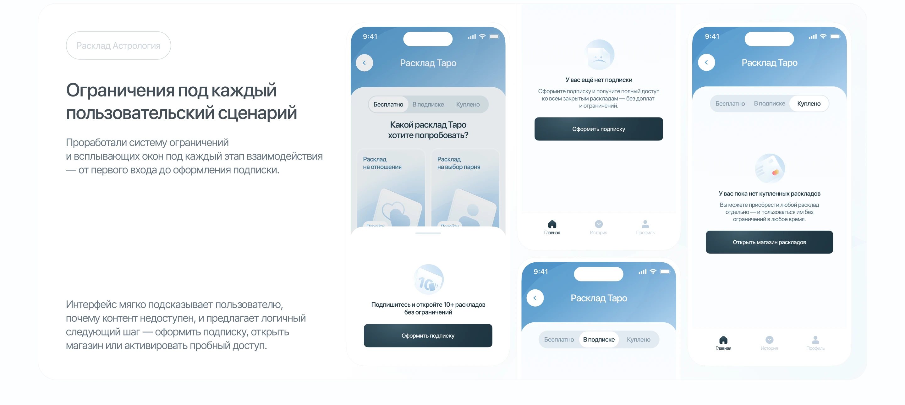 Что скажут карты? — WebApp Telegram — Изображение №7 — Интерфейсы на Dprofile
