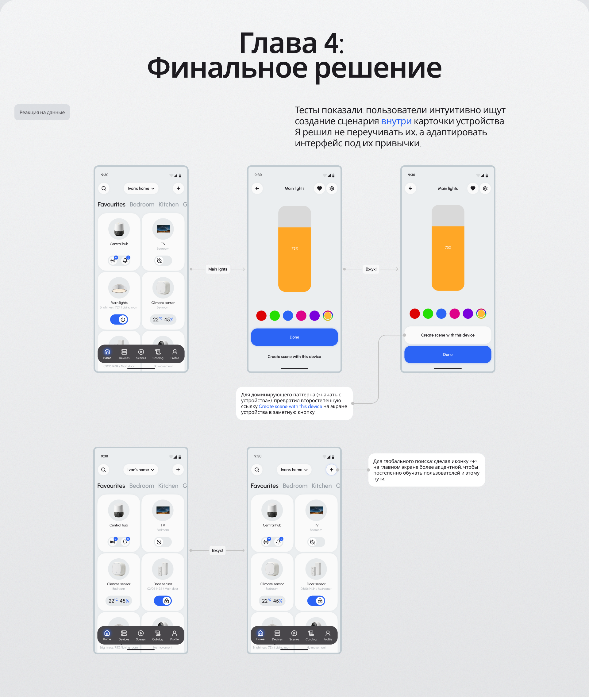 ZenHome: Smart Home App — Изображение №5 — Интерфейсы на Dprofile