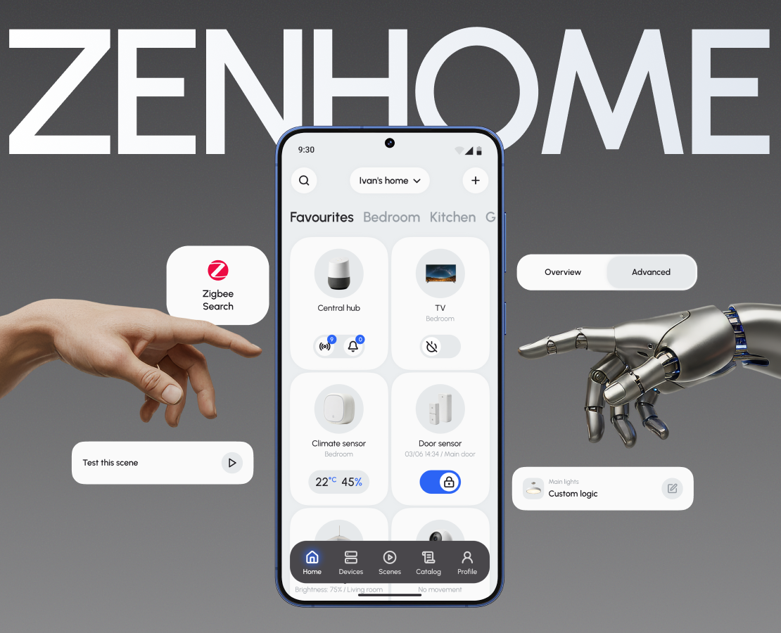 ZenHome: Smart Home App на Dprofile