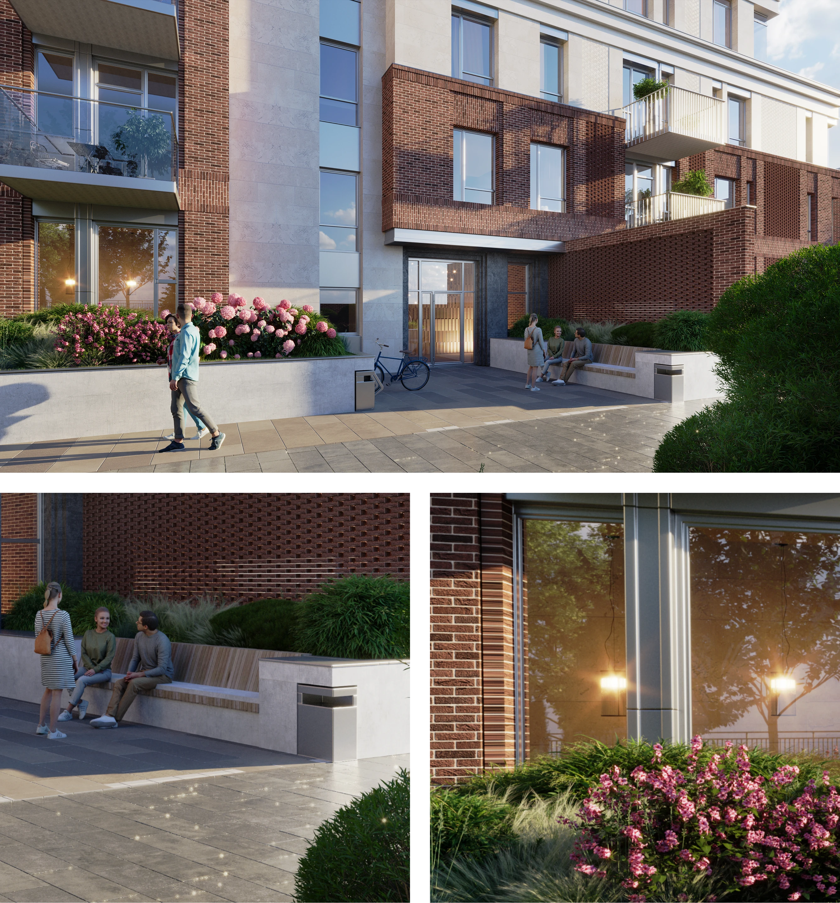 3D-визуализация жилого комплекса на Бутлерова 18 — Изображение №7 — 3D на Dprofile