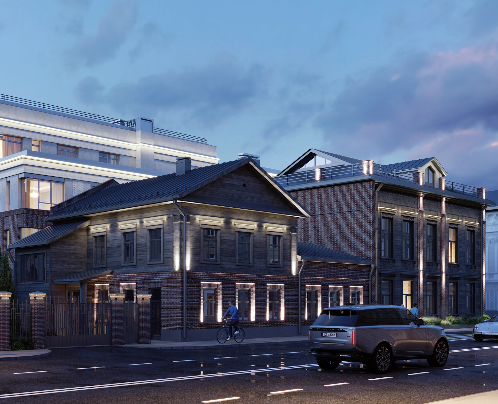 3D-визуализация жилого комплекса на Бутлерова 18 на Dprofile