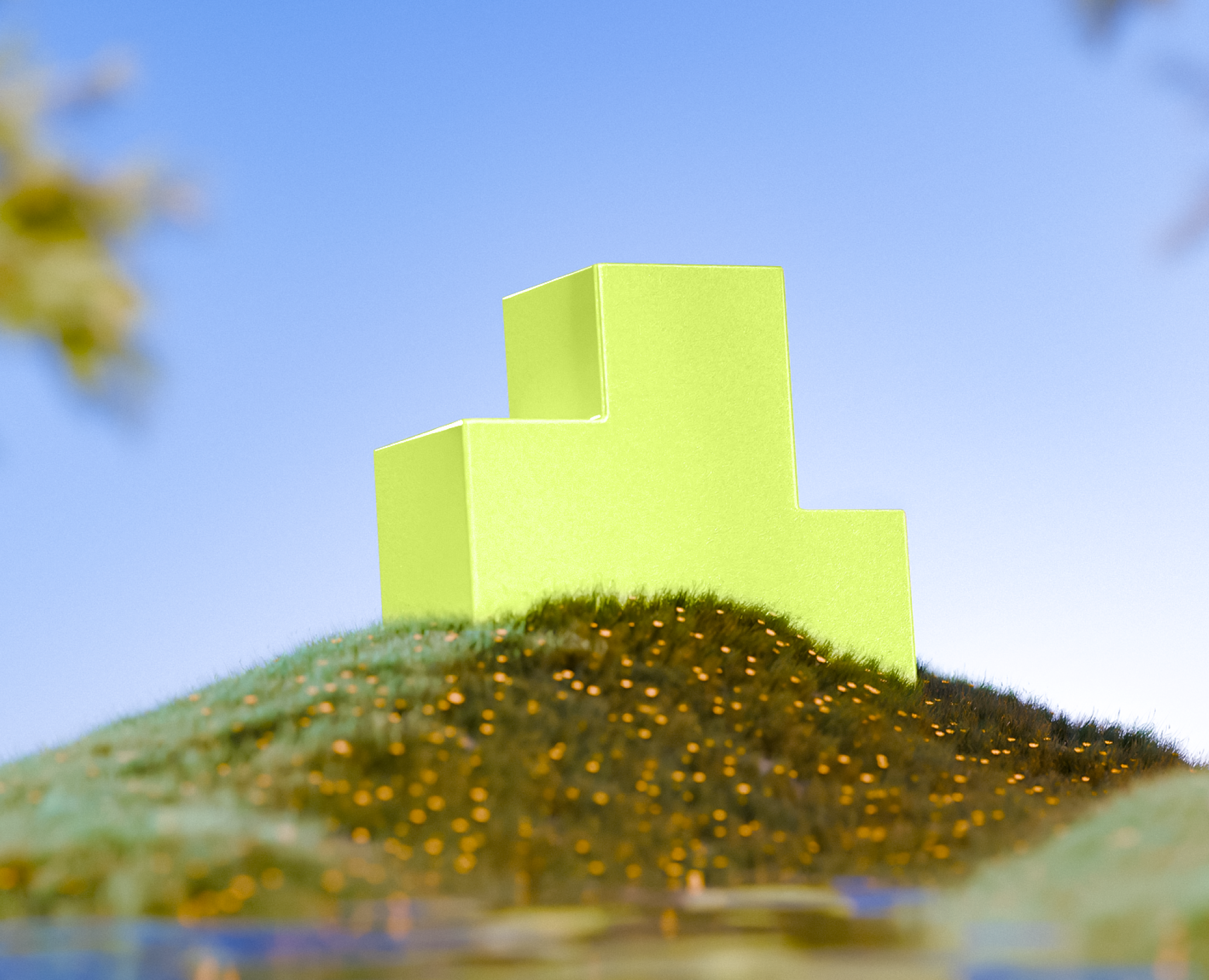 Брендинг девелопера «Живой метр» на Dprofile