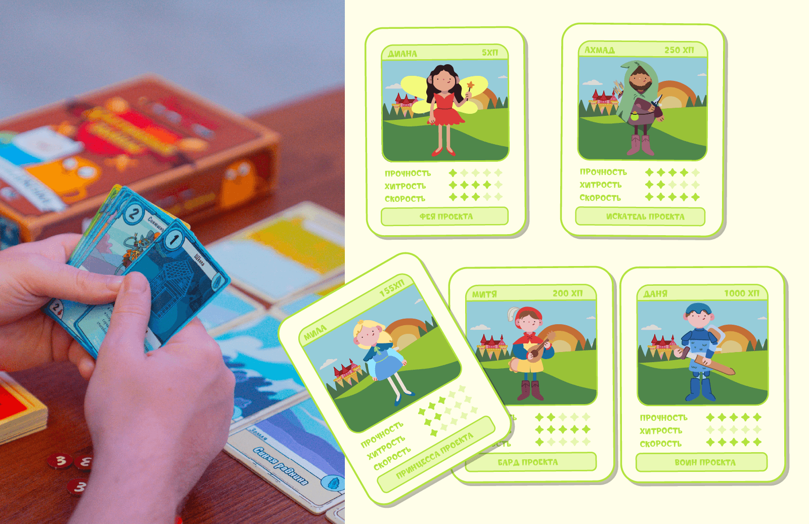 Проект по продвижению настольных игр "Время приключений" — Изображение №7 — Брендинг, Иллюстрация на Dprofile